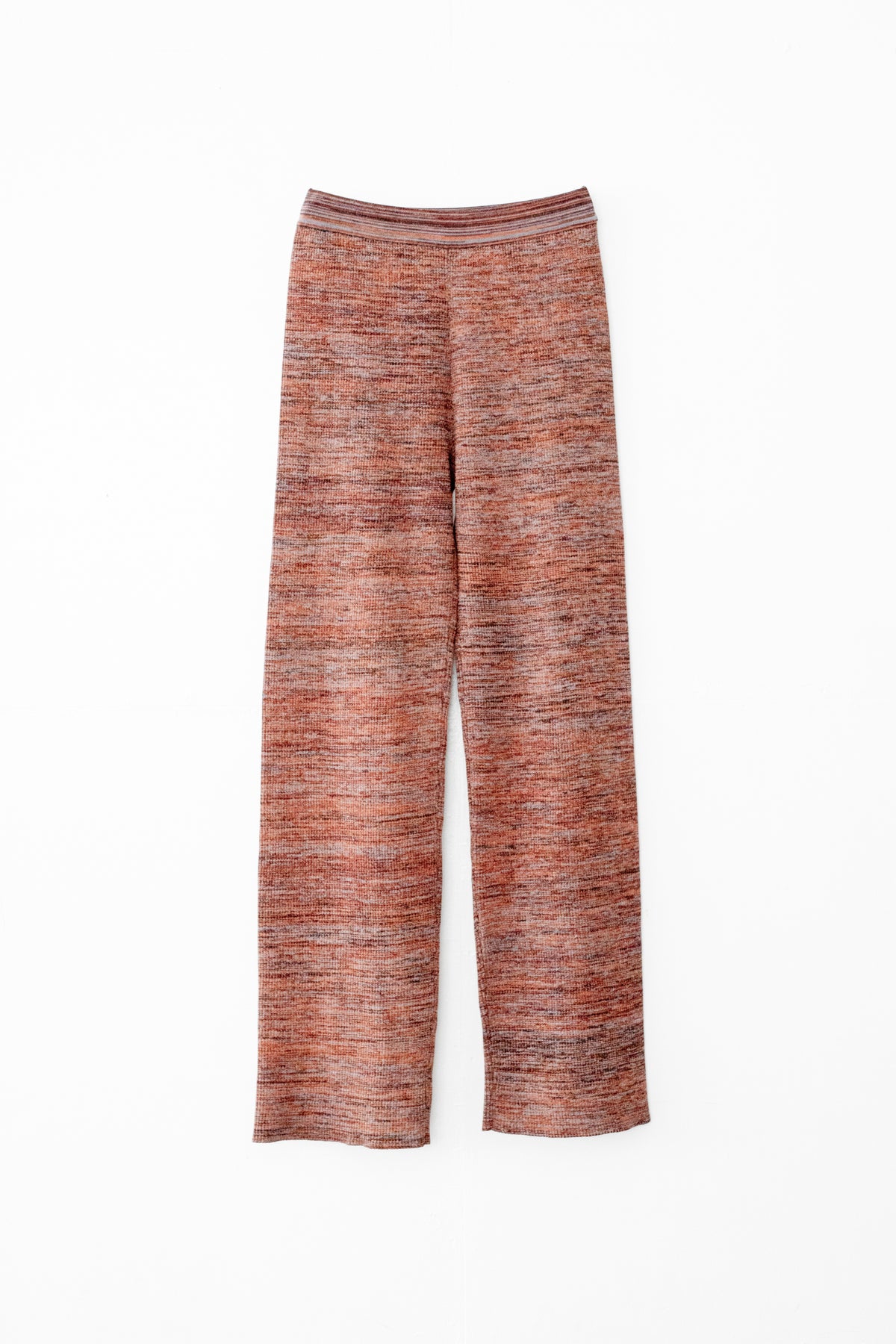 Cotton 5color Marled Rib Knit Pants