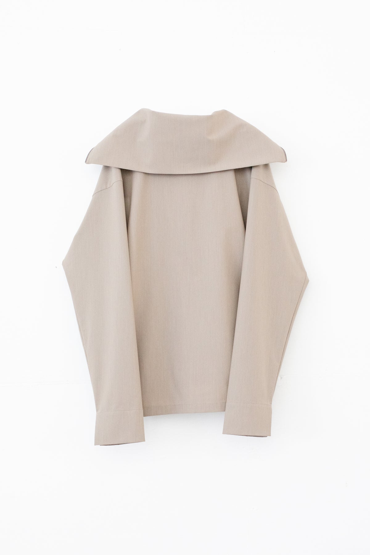 【展示会/後】Wooly Nylon Half Zip Shirt (ls64614T) ¥30,800-
