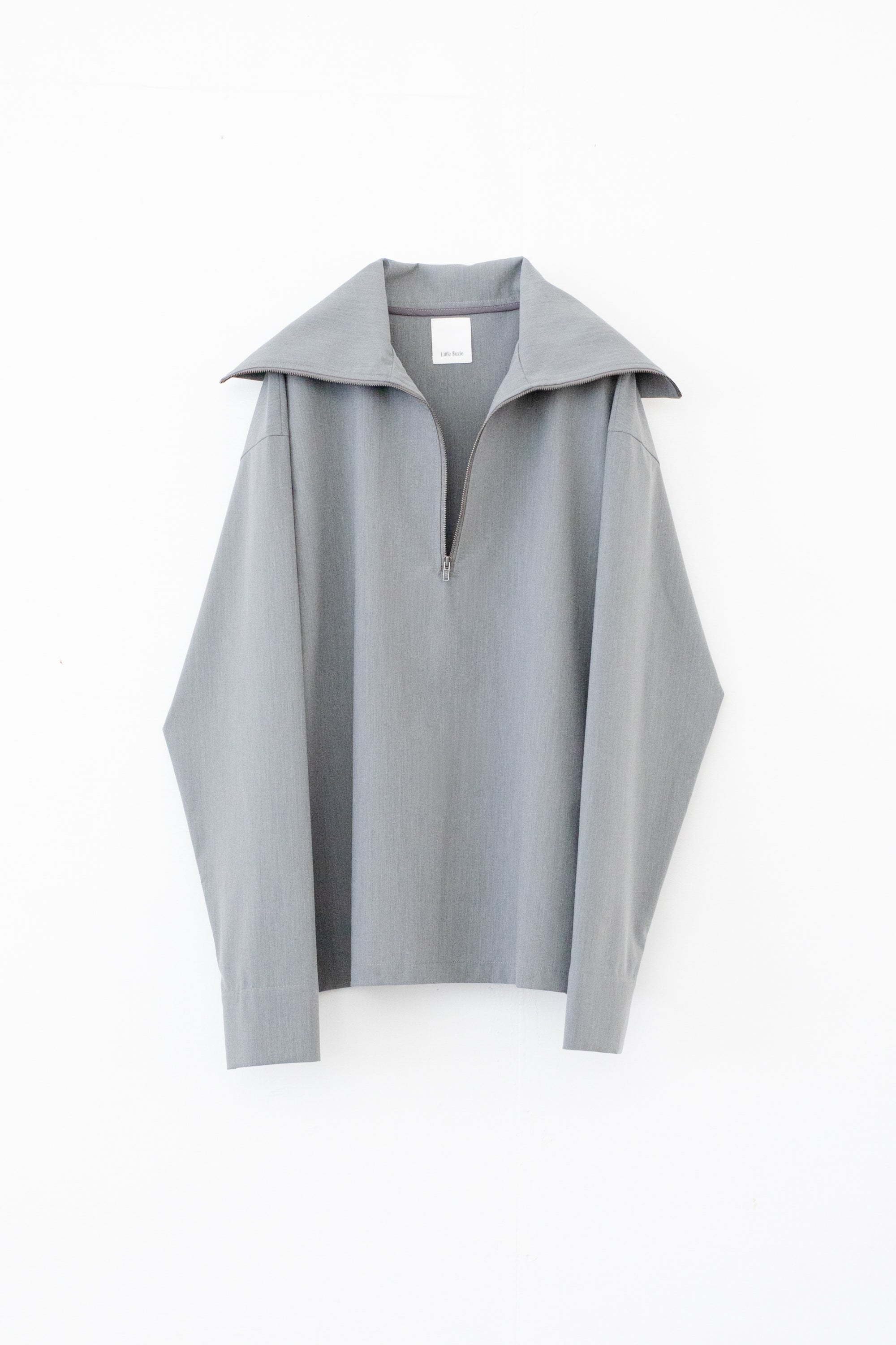 【展示会/後】Wooly Nylon Half Zip Shirt (ls64614T) ¥30,800-