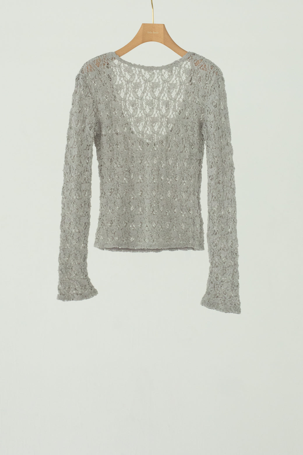 【展示会/後】Cotton Shrink Lace 2way Top (ls62580T) ¥18,700-