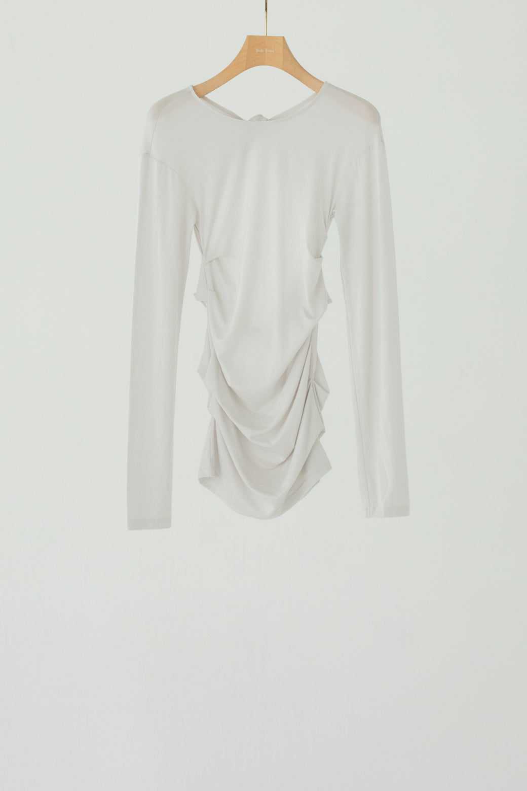 【展示会/後】Lyocell Knot Back Tuck Side Top (ls62572T) ¥23,100-