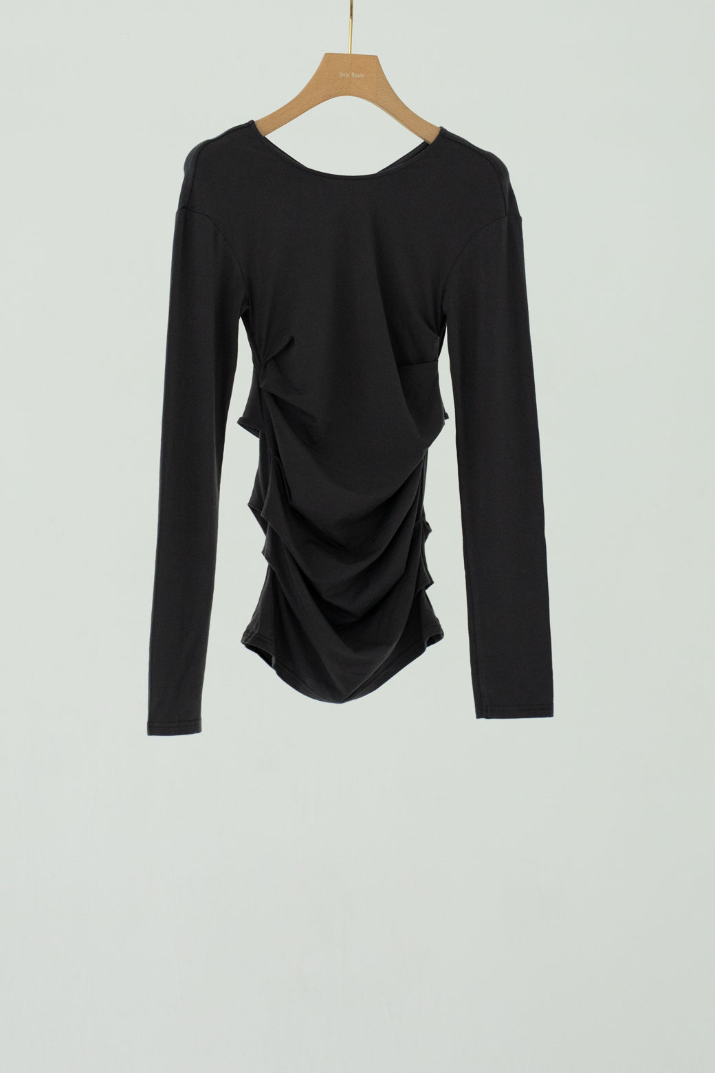 【展示会/後】Lyocell Knot Back Tuck Side Top (ls62572T) ¥23,100-