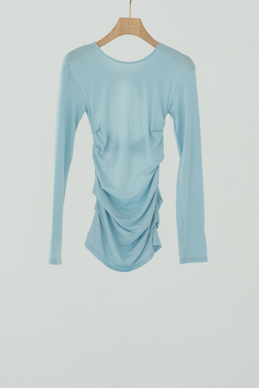 【展示会/後】Lyocell Knot Back Tuck Side Top (ls62572T) ¥23,100-