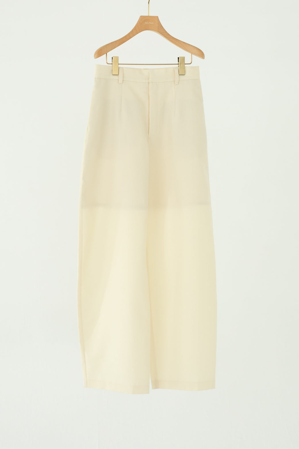 【展示会/後】Wool Mix Curved Trousers (ls62581P) ¥35,200-