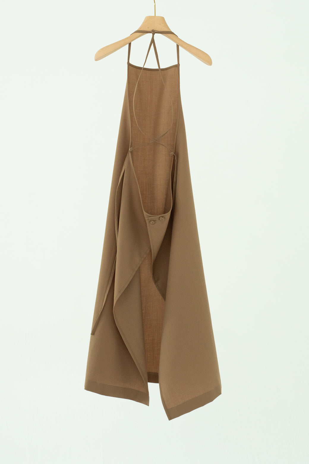 【展示会/後】Wool Mix Apron Dress (ls62579D)　¥38,500-