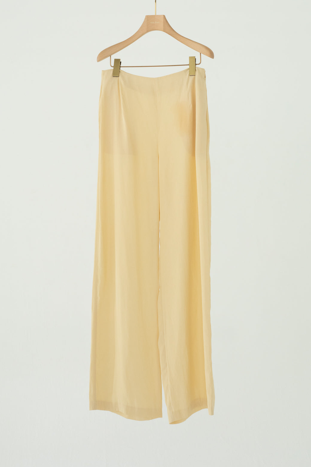 【展示会/後】Vintage Finished Satin Straight Trousers (ls62588P) ¥28,600-