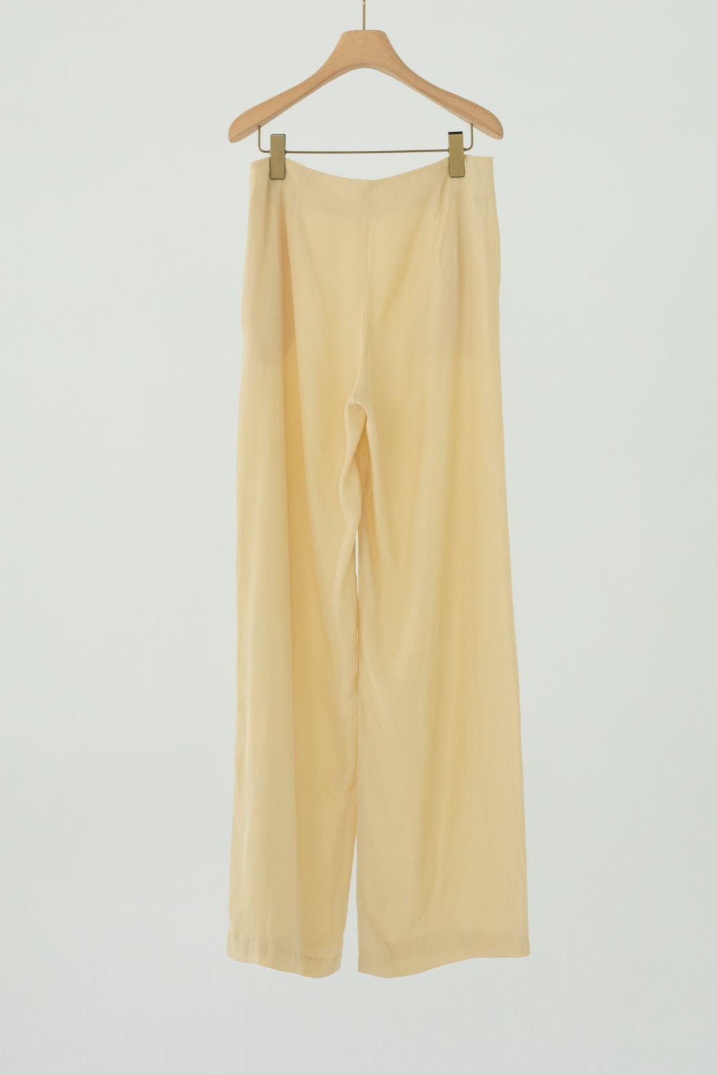 【展示会/後】Vintage Finished Satin Straight Trousers (ls62588P) ¥28,600-