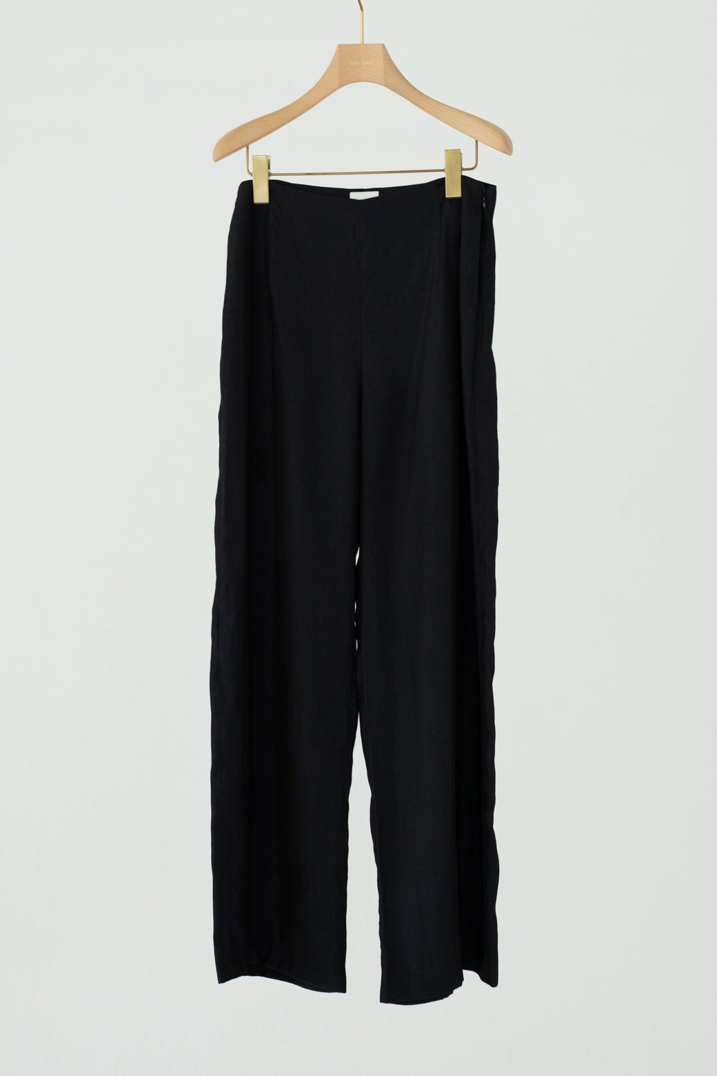 【展示会/後】Vintage Finished Satin Straight Trousers (ls62588P) ¥28,600-