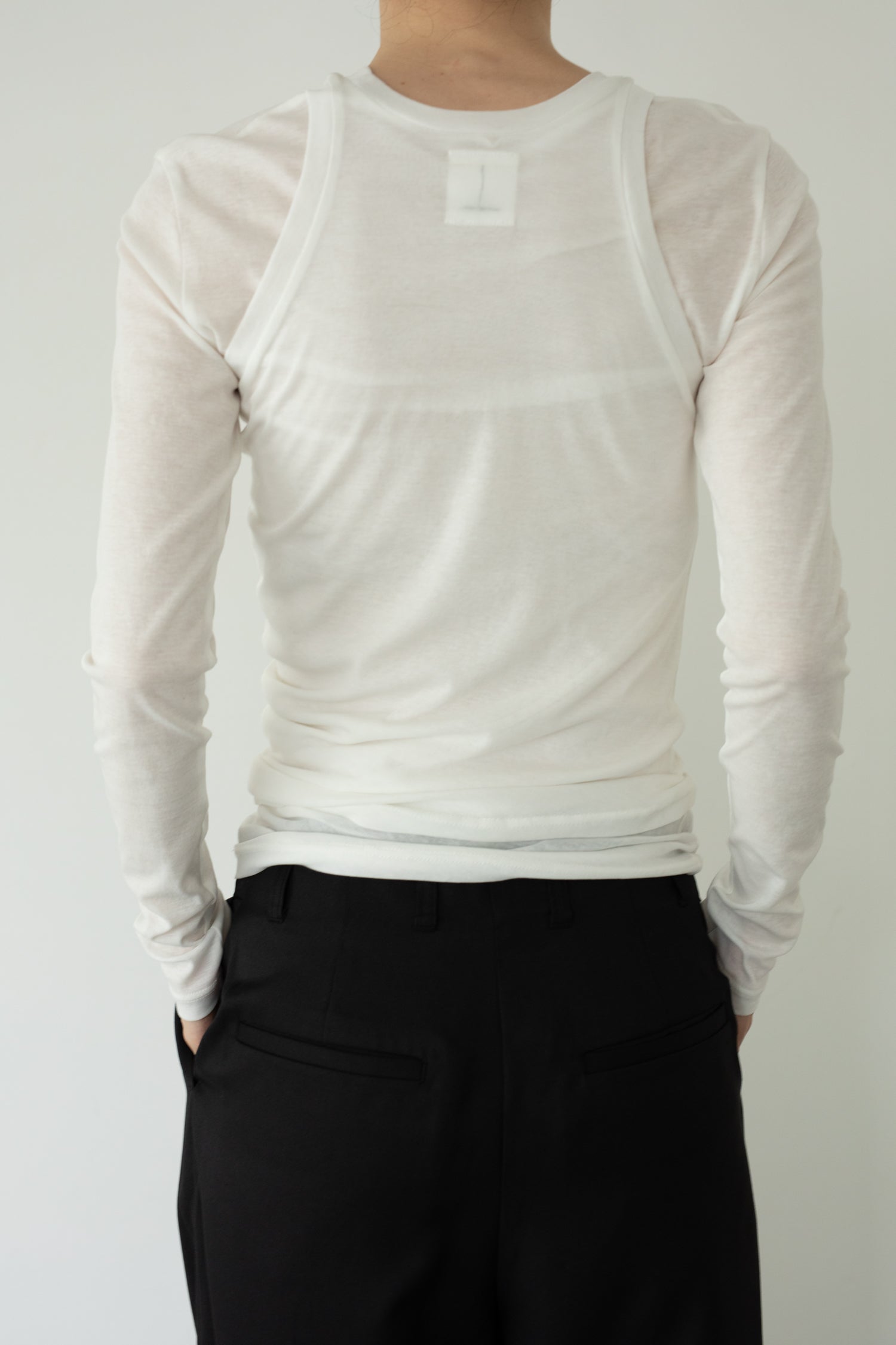 【展示会/後】High Twist Jersey Distored Tank（ls62594T）¥9,900-
