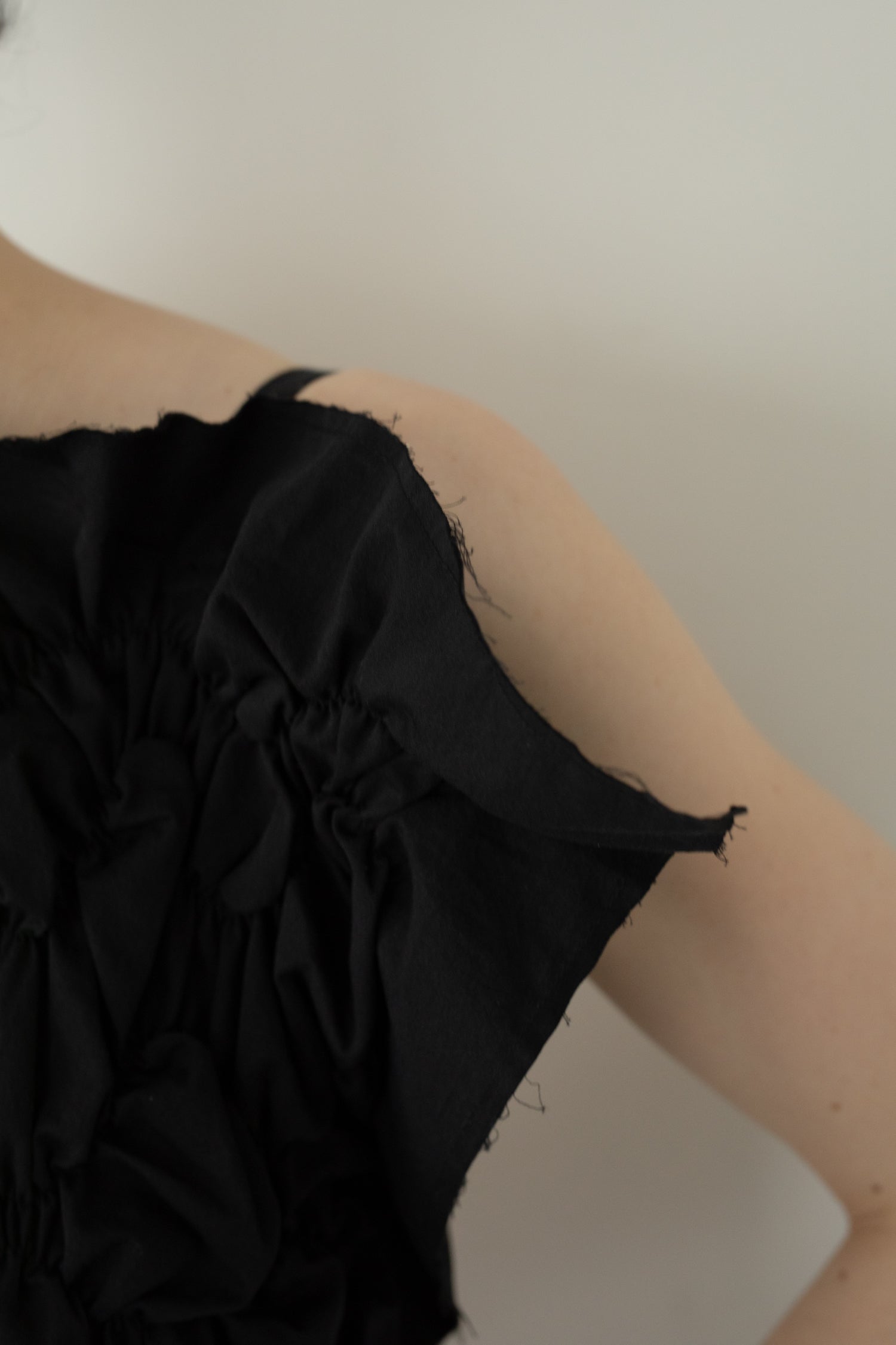 【展示会/後】Organic Cotton Shirring Bib(ls62578T) ¥20,900-