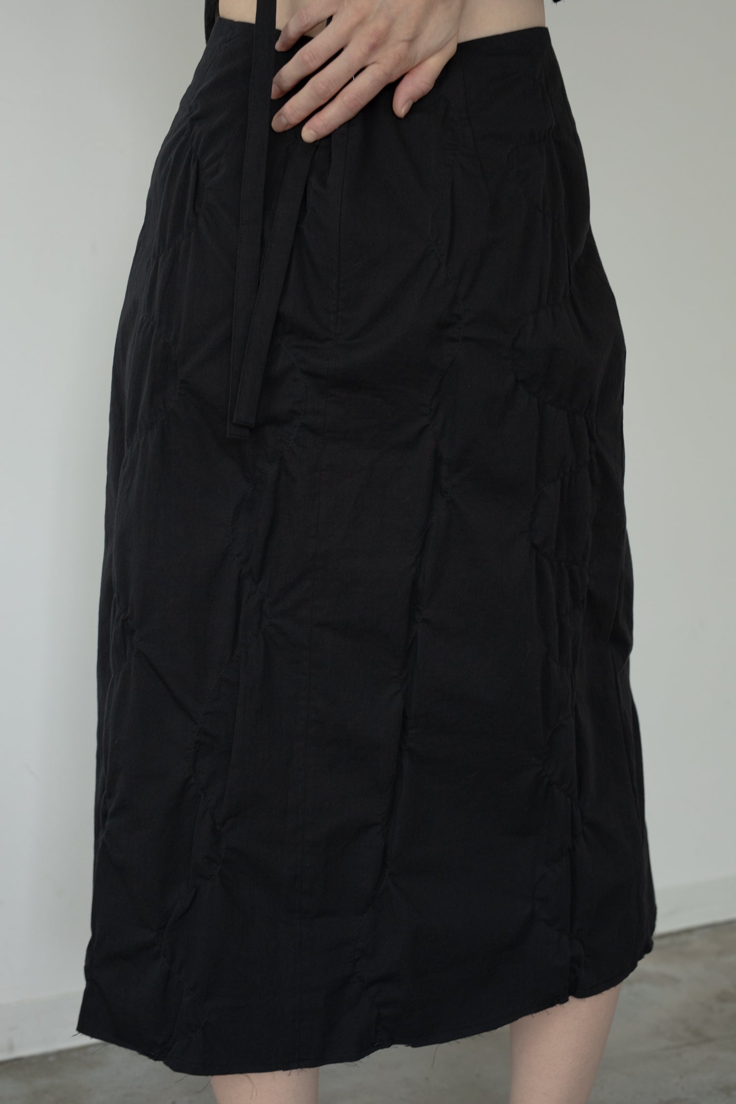 【展示会/後】Organic Cotton Stitching Skirt (ls62585S) ¥30,800-
