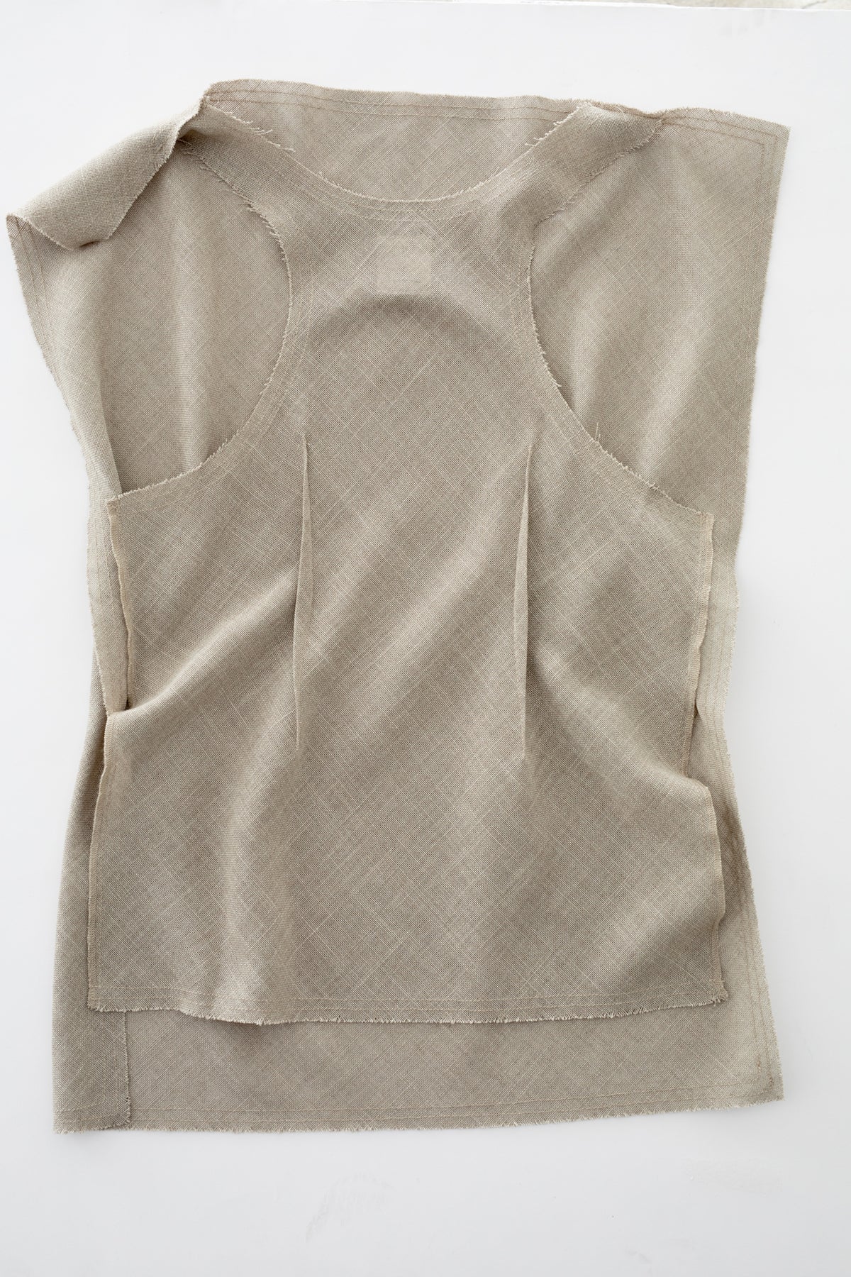 Linen Like PL Unhemmed Square Top (ls72656T)