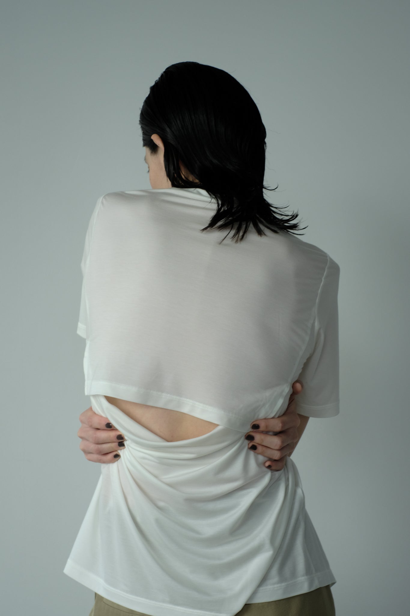 Drape Back Open Tops（ls32365T）