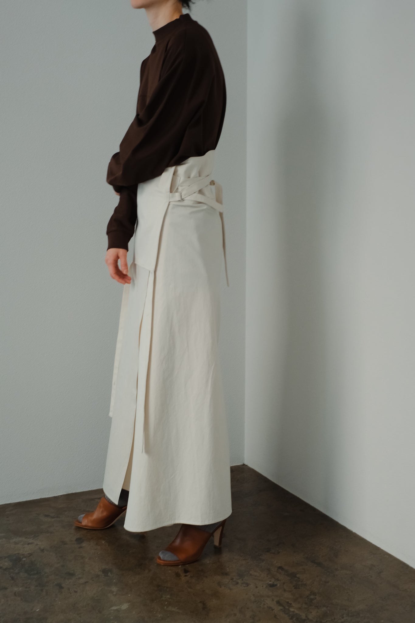 Curve Switching Dolman Sleeves Tops (ls24330T)