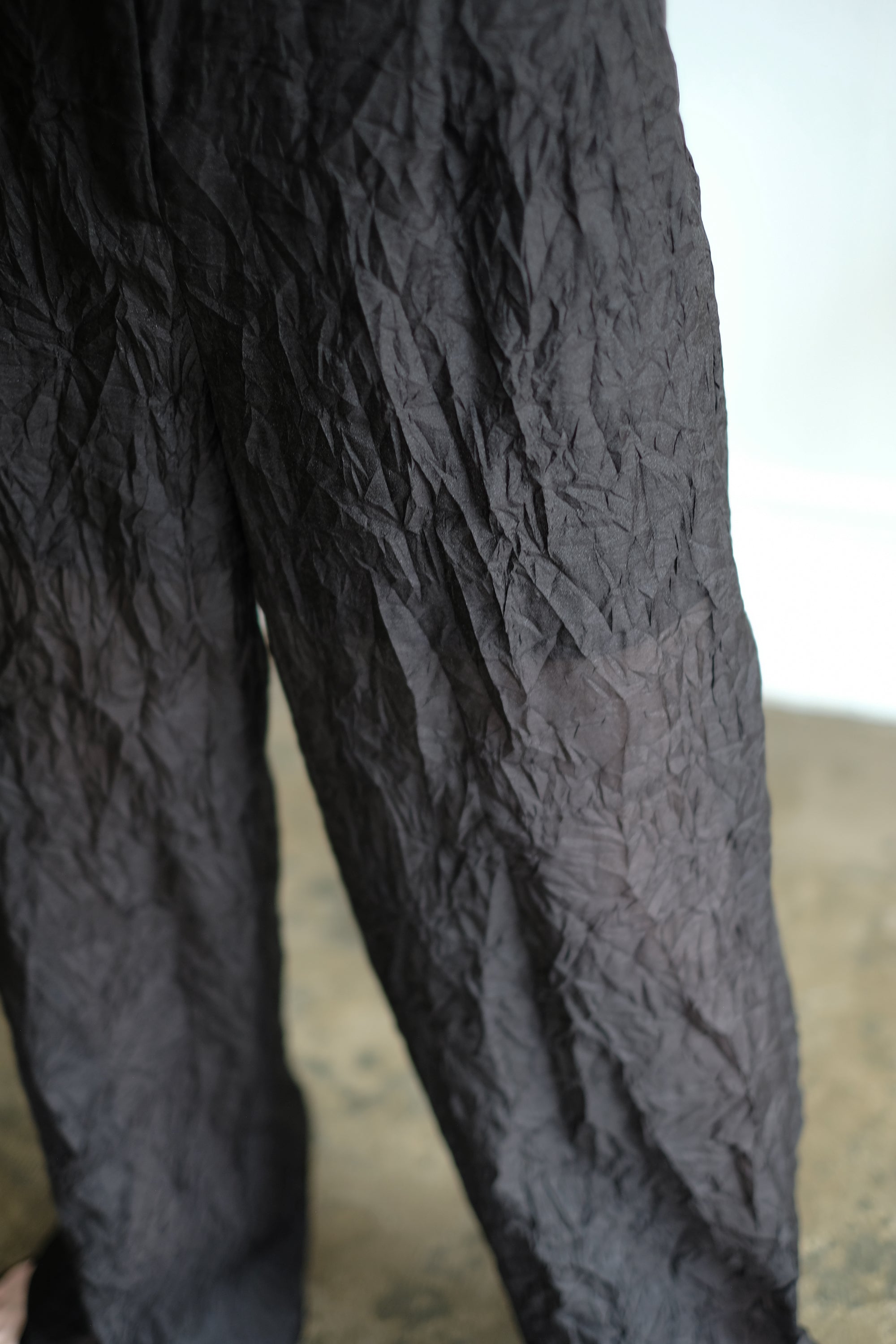 【Online限定】Wrinkle Organdy  Easy Pants (ls24332P)