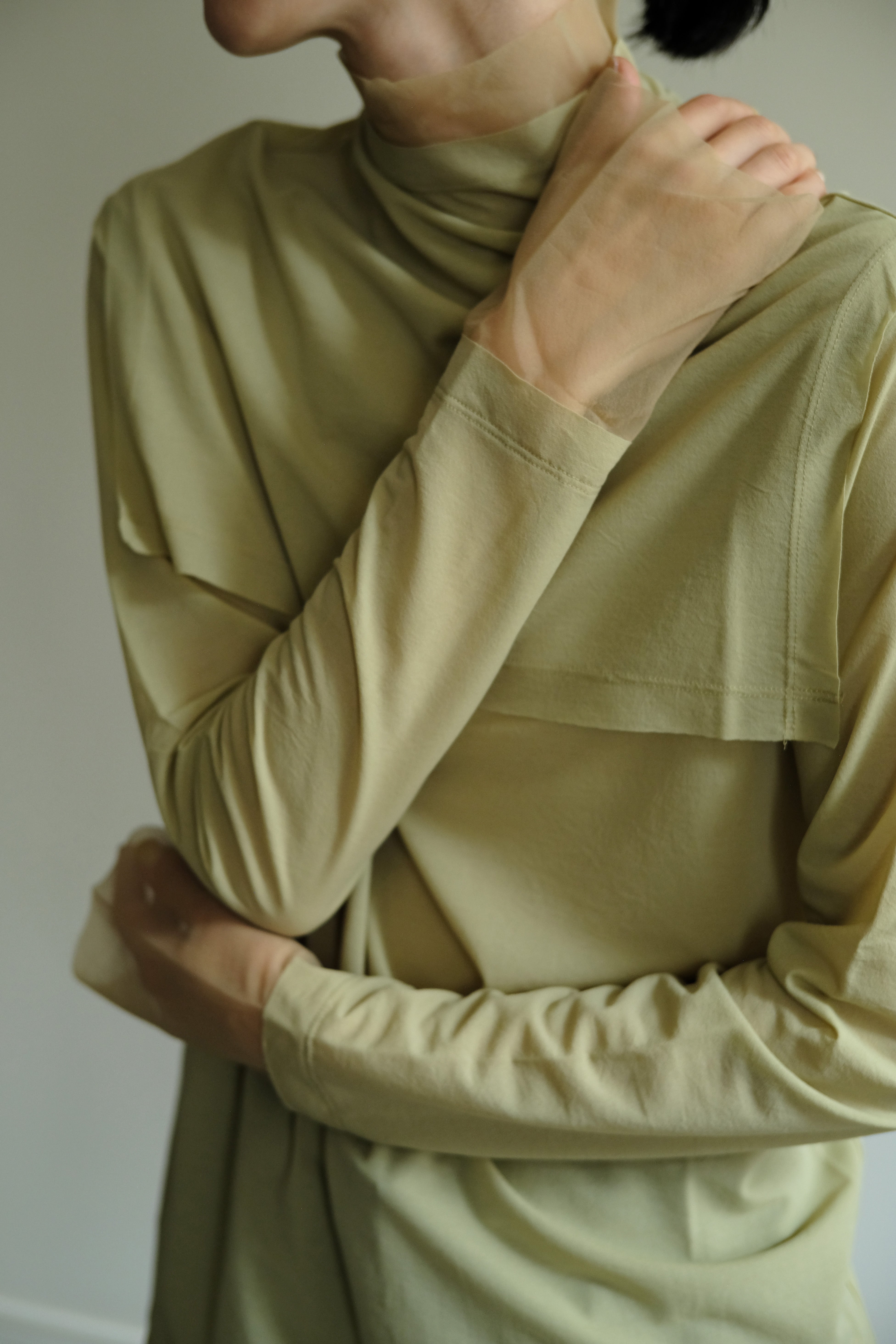 High-neck Sailor Tops（ls11208T）