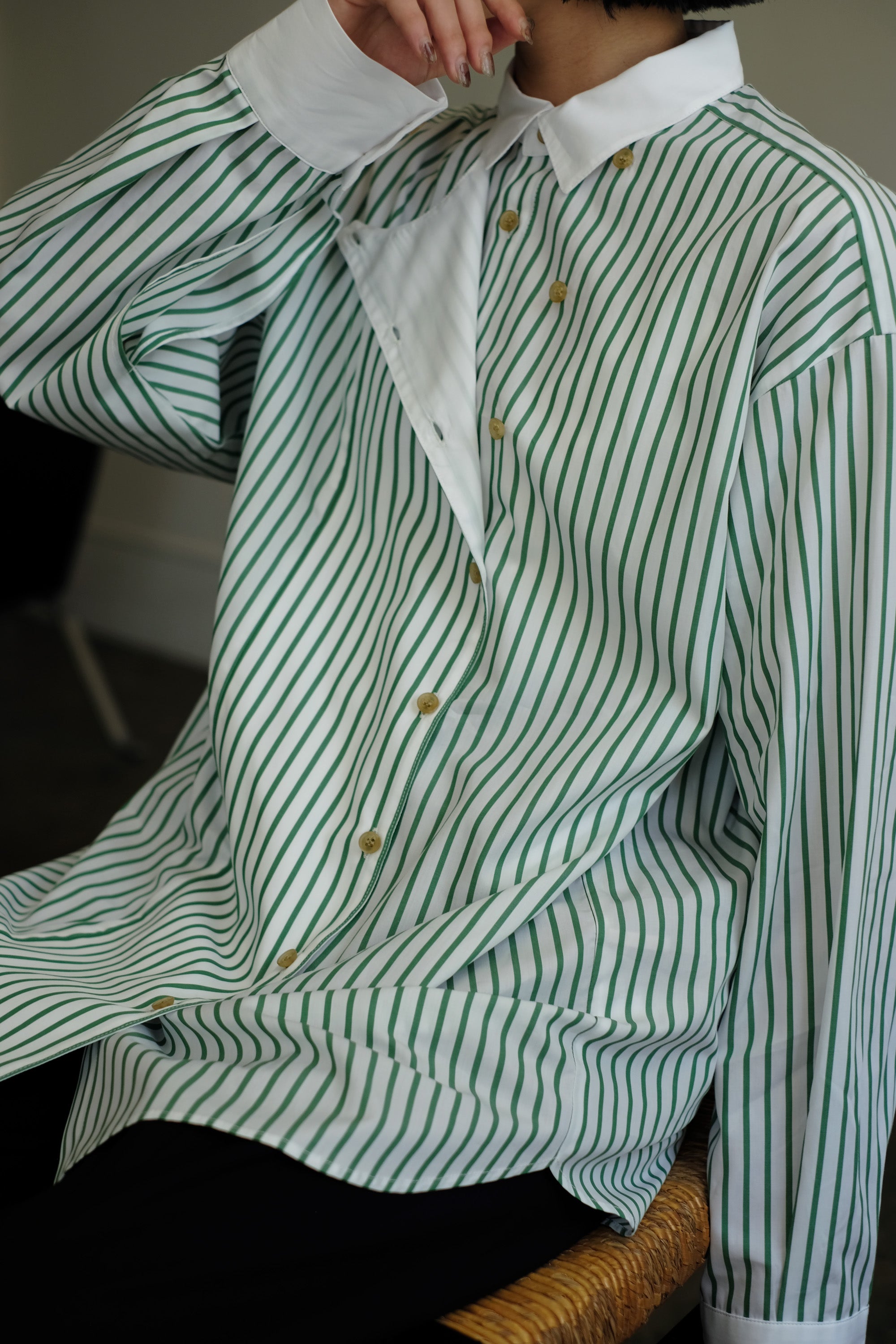 Double Front Dress Shirt（ls24341T）