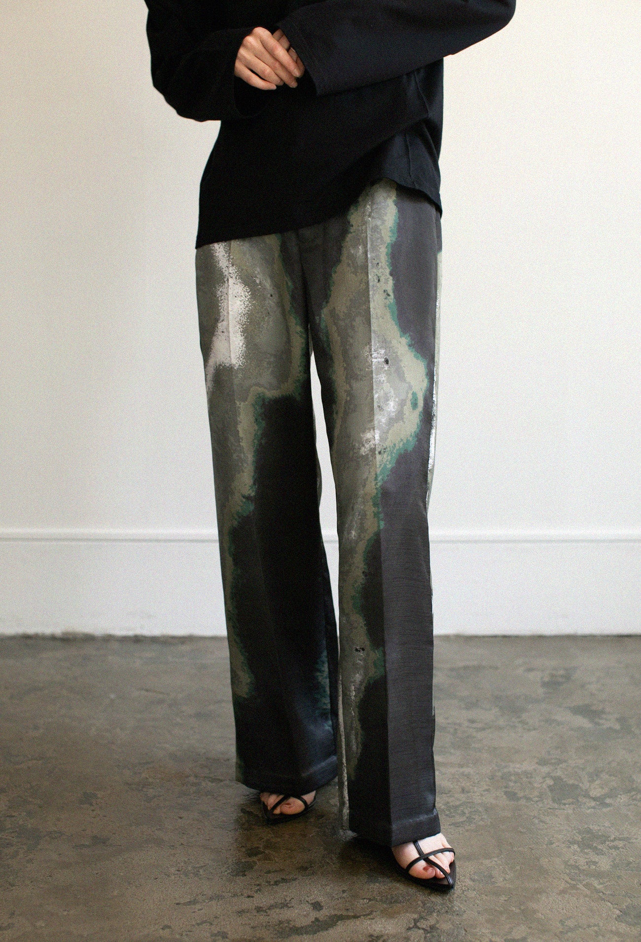 Earth Print Easy Slacks（ls22283P）