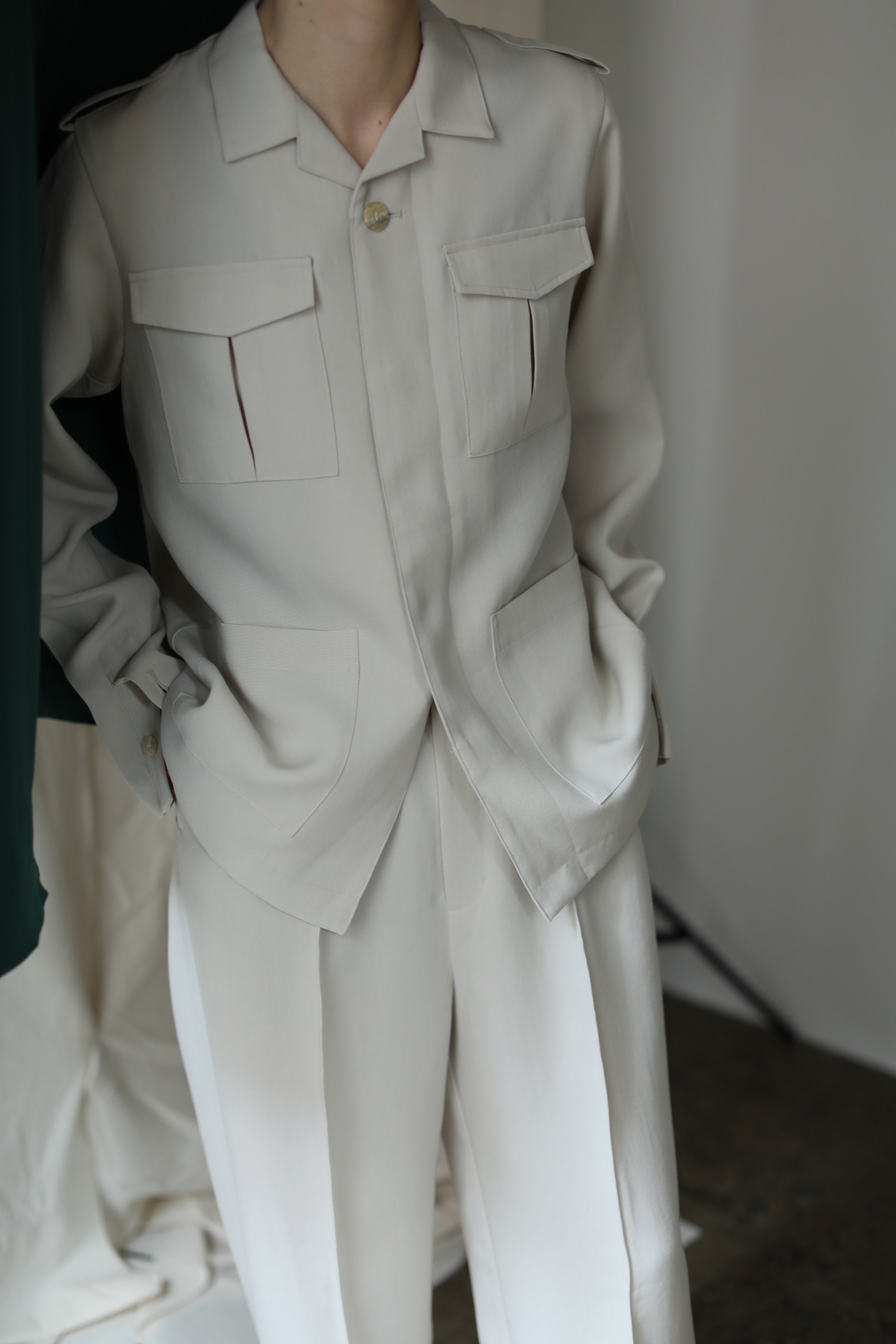 4pocket Safari Jacket（ls21288J）