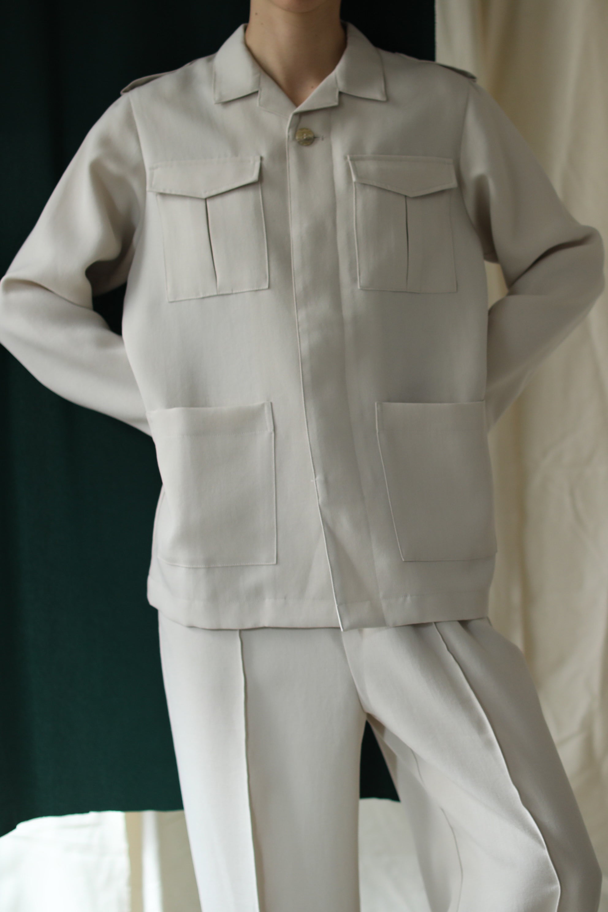 4pocket Safari Jacket（ls21288J）