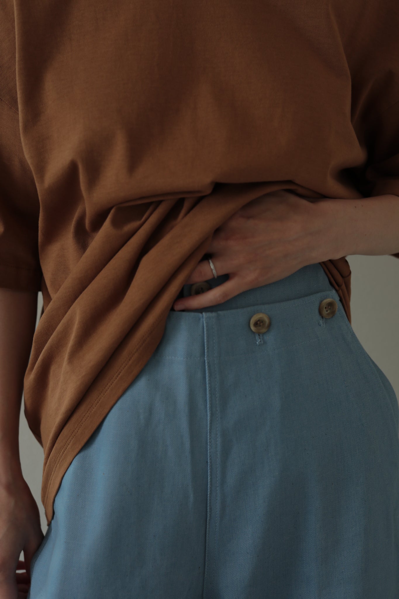 【Online限定】Knee Switch Denim Marine Pants（ls11203P）