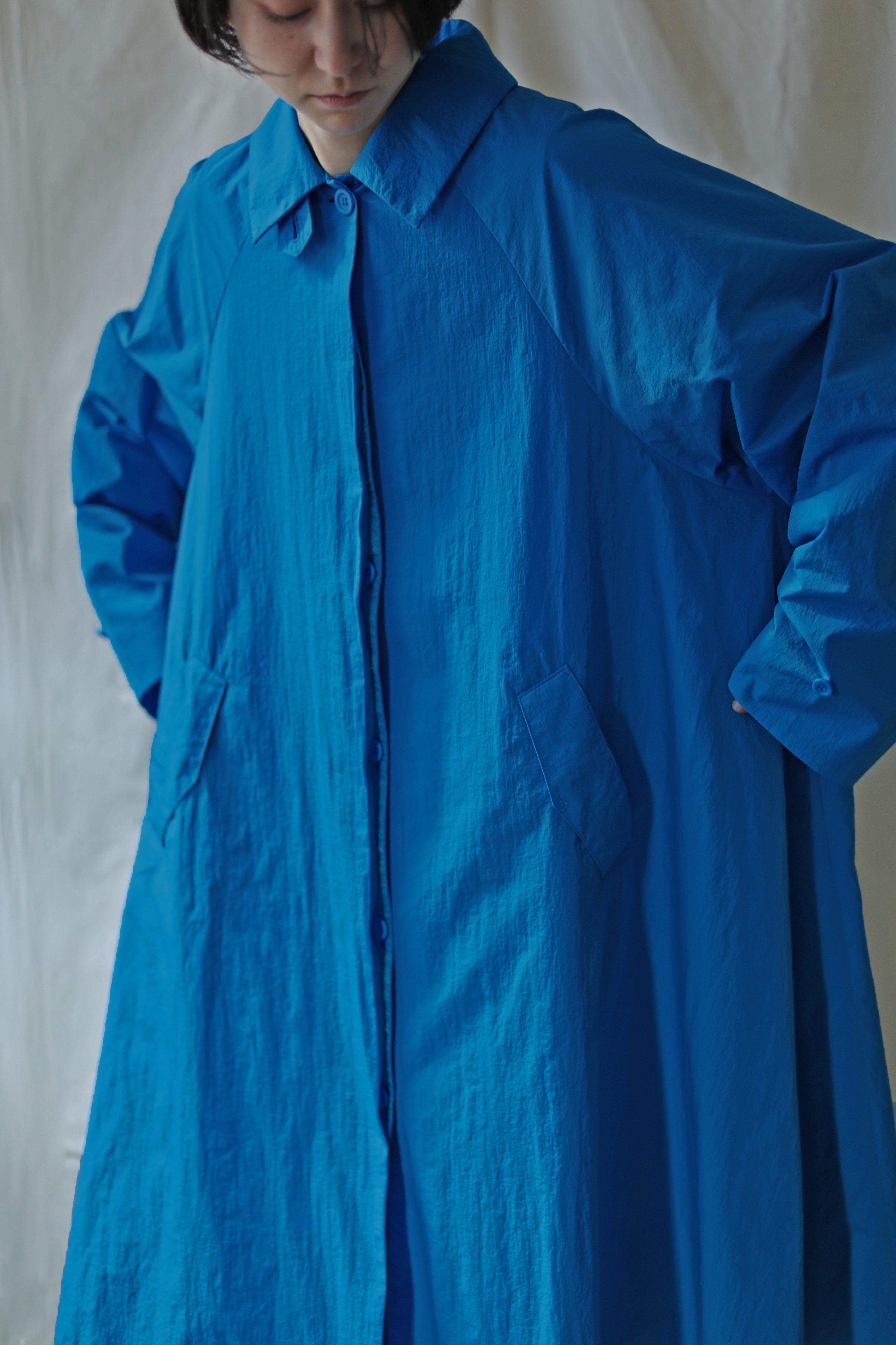 Drape Wide Bal Collar Coat（ls22276J）