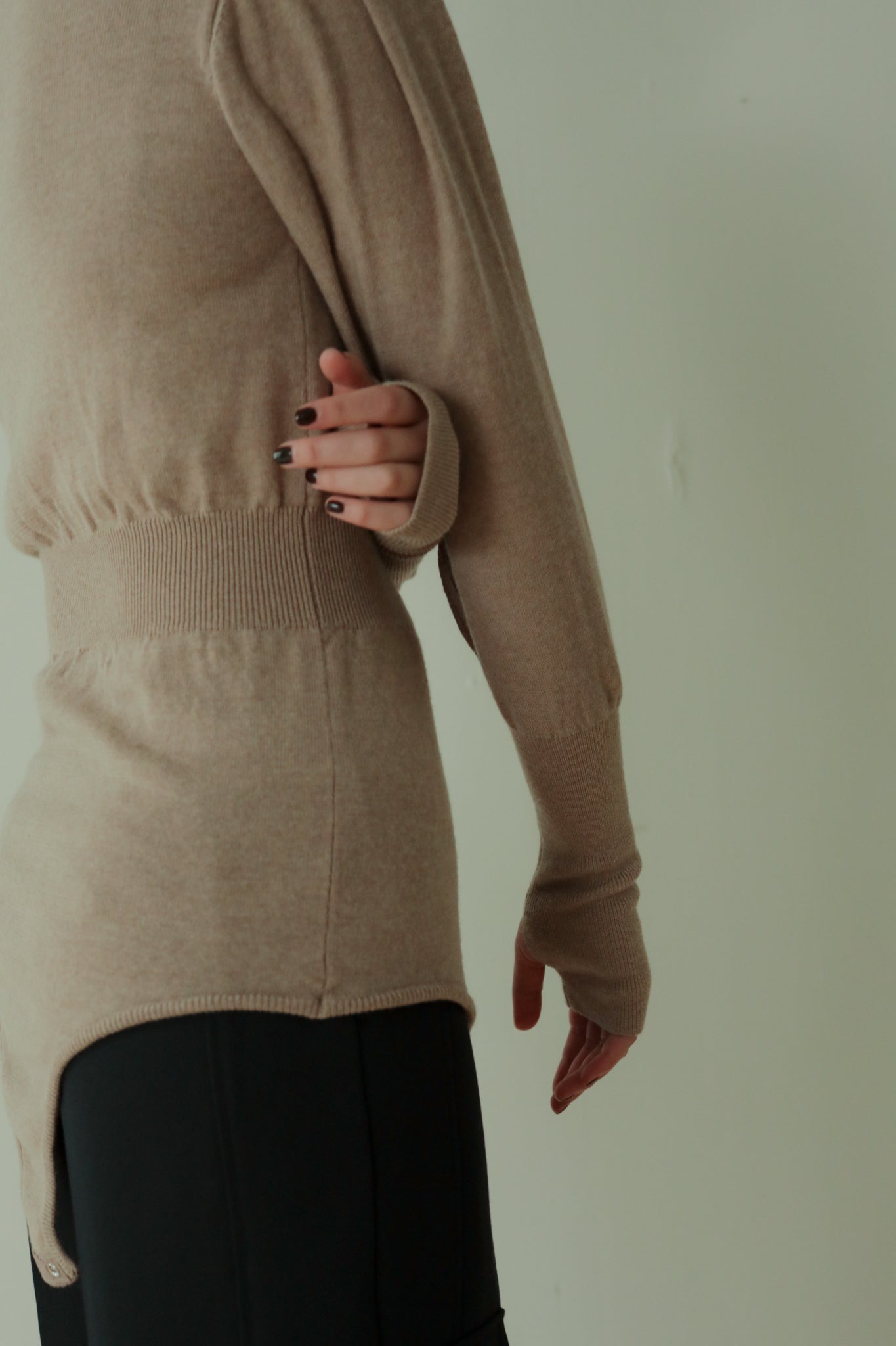 Extra Fine Merino Wool Bodysuit（ls34389K）