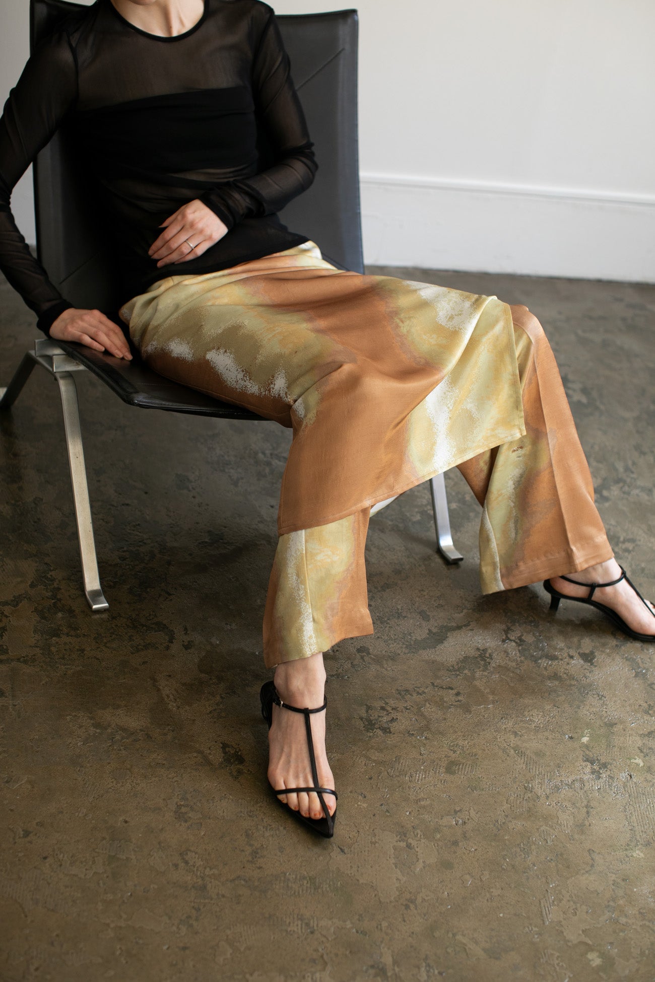 Earth Print Easy Slacks（ls22283P）