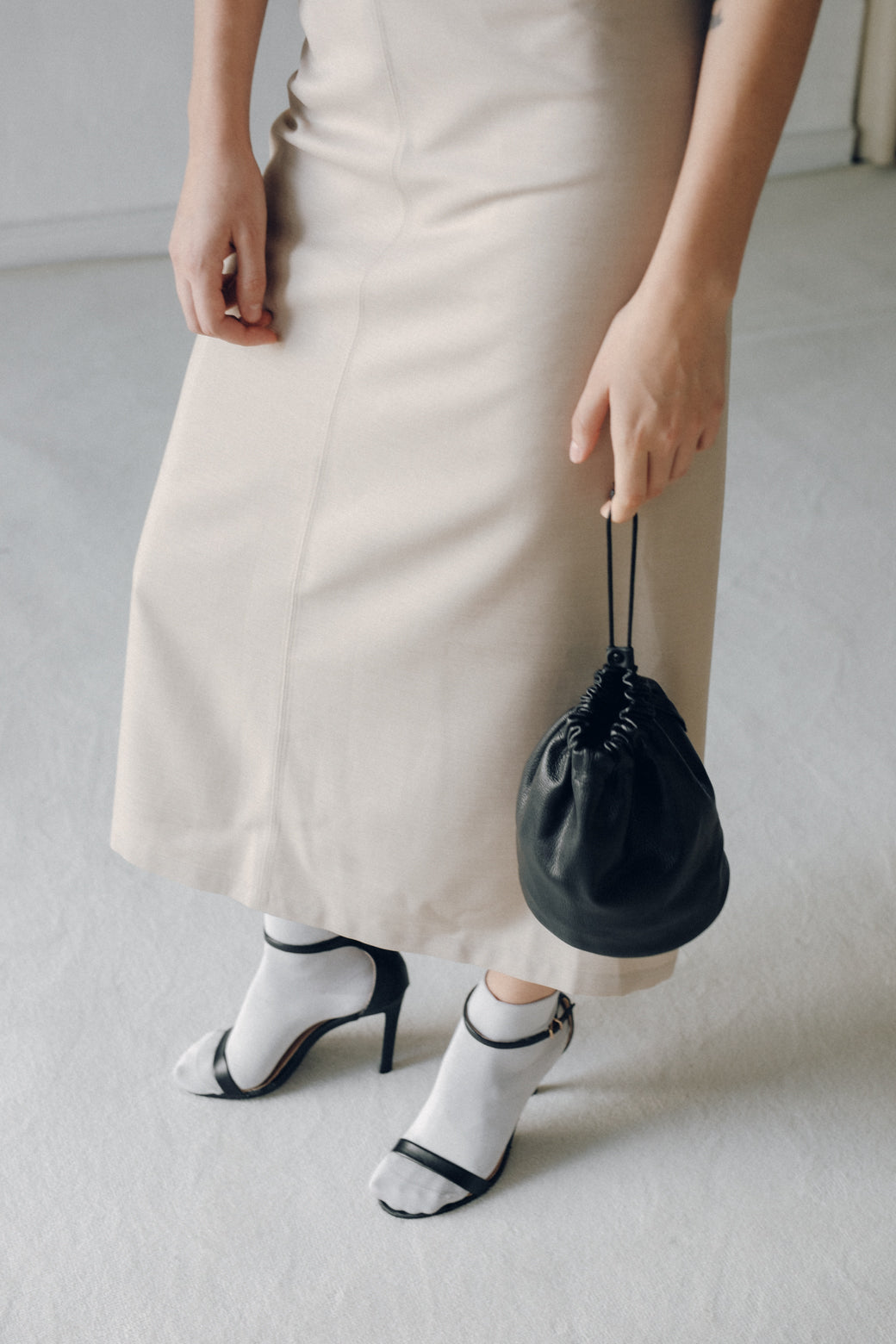 【展示会/後】Wool Mix Salon Skirt (ls62590S) ¥28,600-