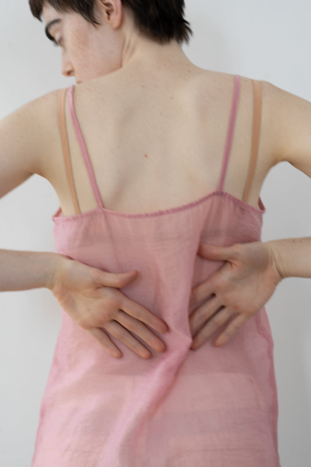 Sheer Wrinkle Cami Top（ls42497T）