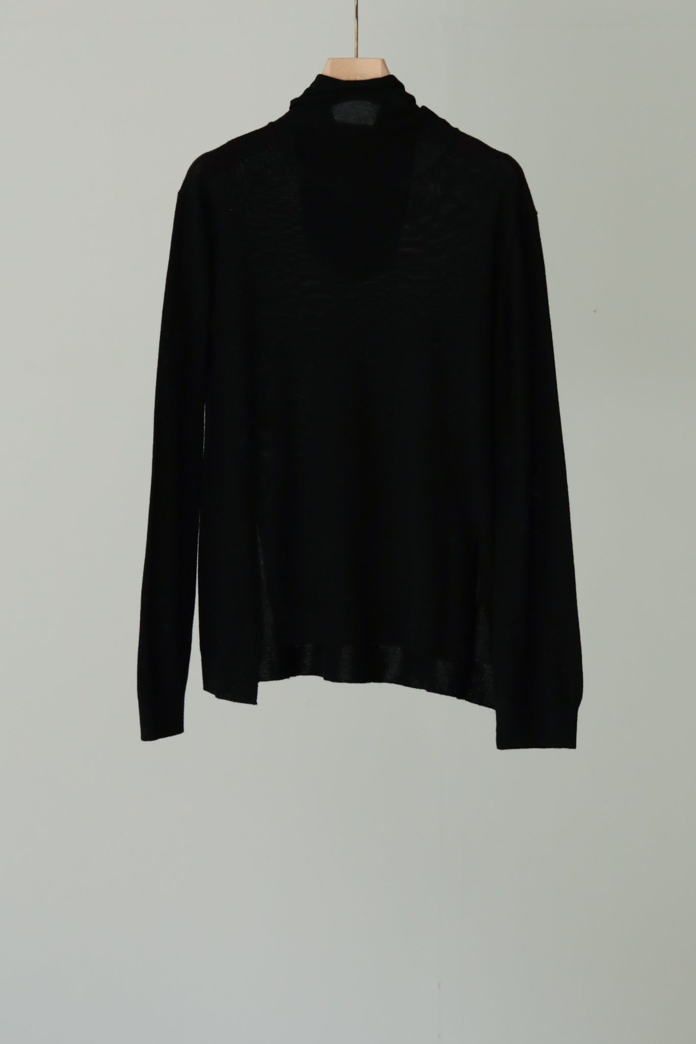 Extra Fine Merino Wool Hooded Knit（ls34399K）