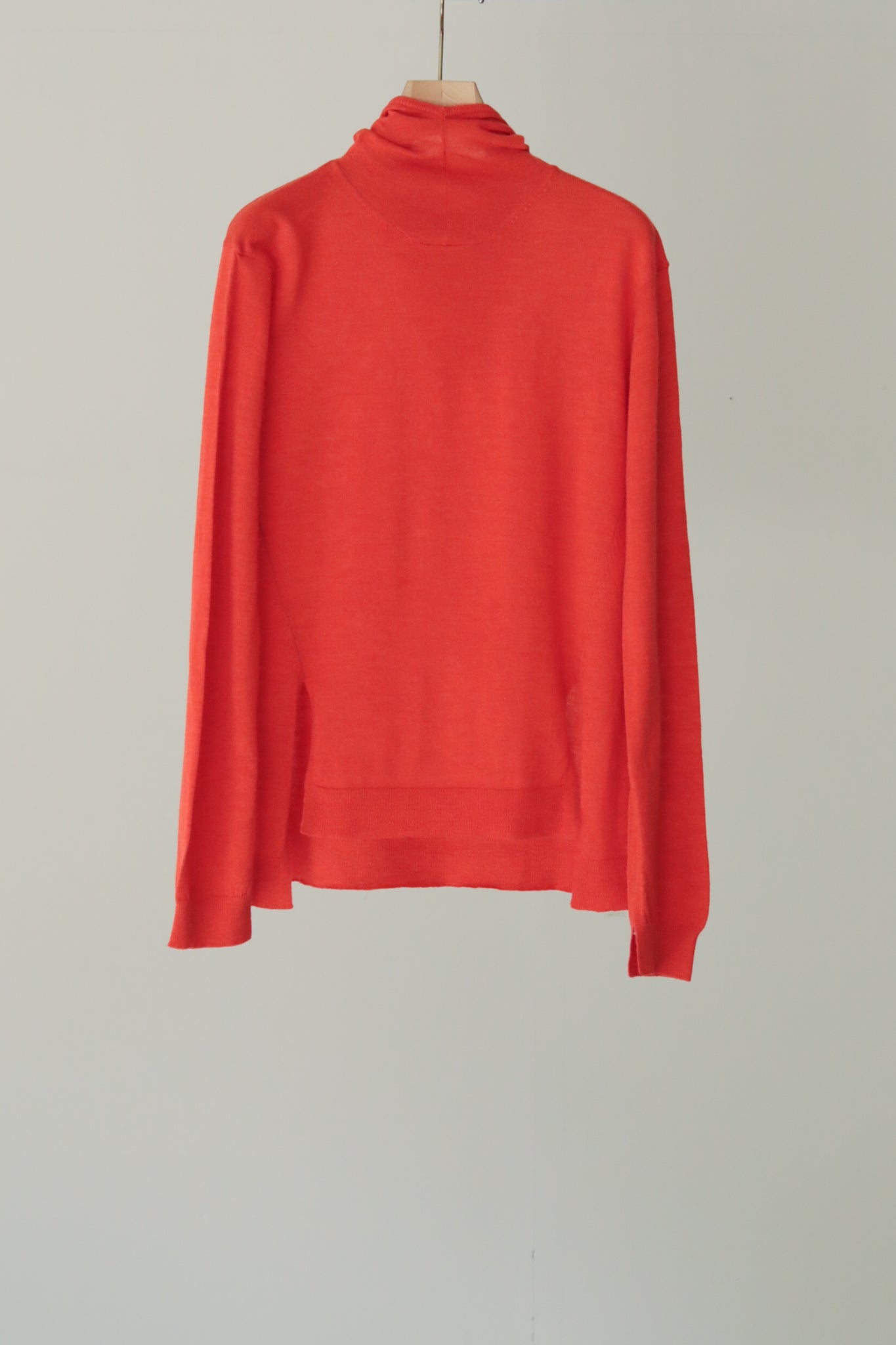 Extra Fine Merino Wool Hooded Knit（ls34399K）