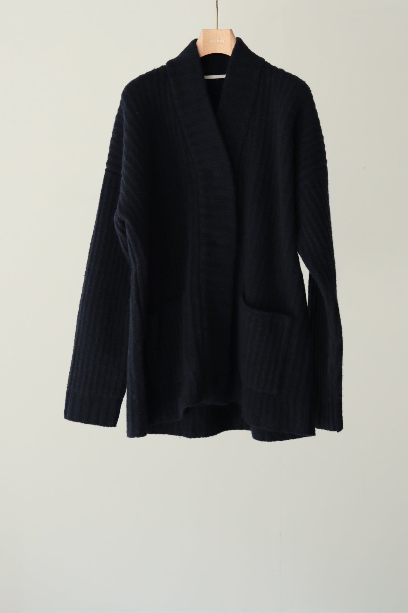 Extra Fine Merino Wool Boucle Yarn Cardigan（ls34401K）