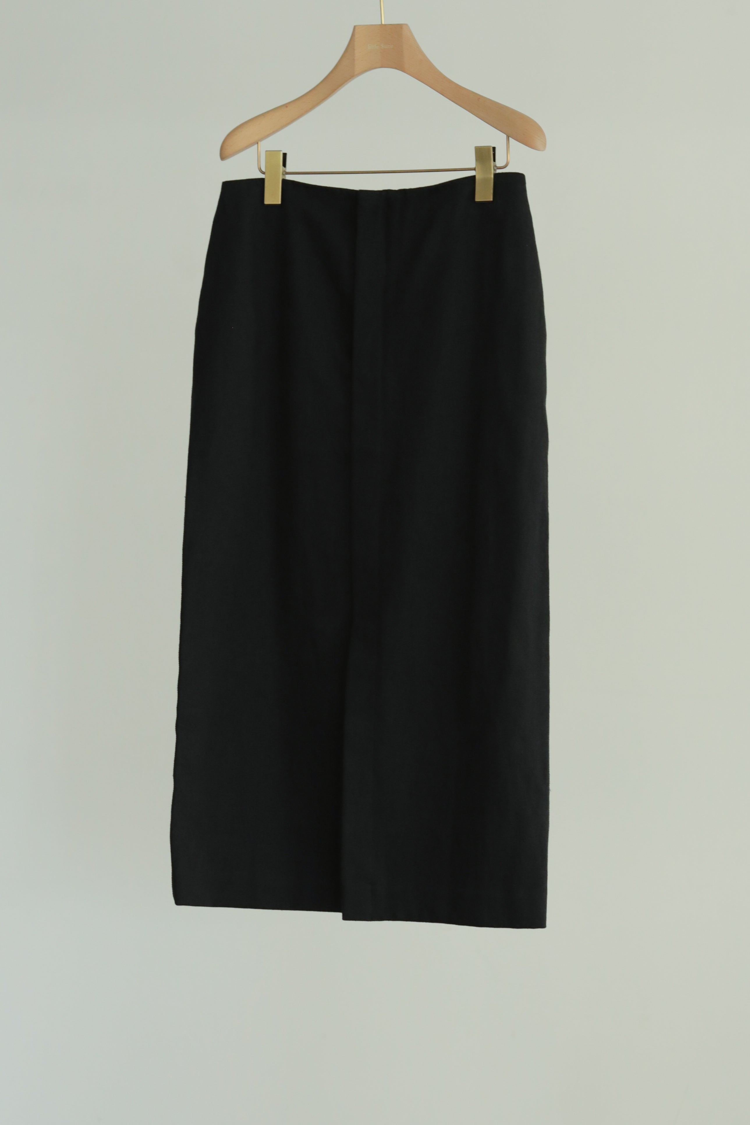 Hemp Organic Cotton Center Slit Skirt (ls42446S)