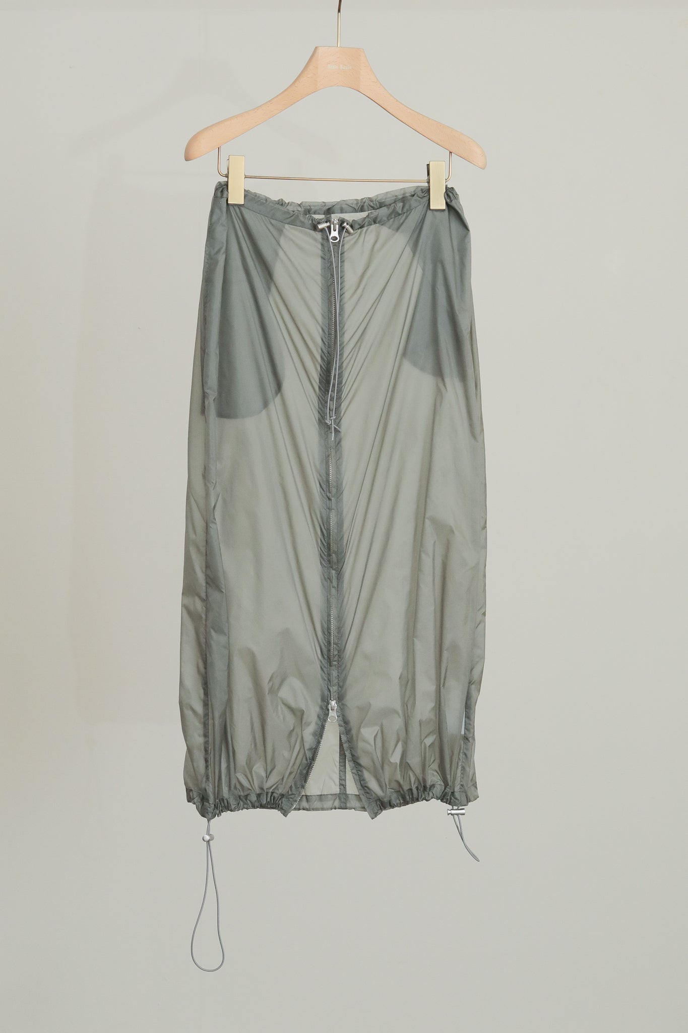 【Pre-order】Skin Taffeta See-through Balloon Skirt（ls52489S)