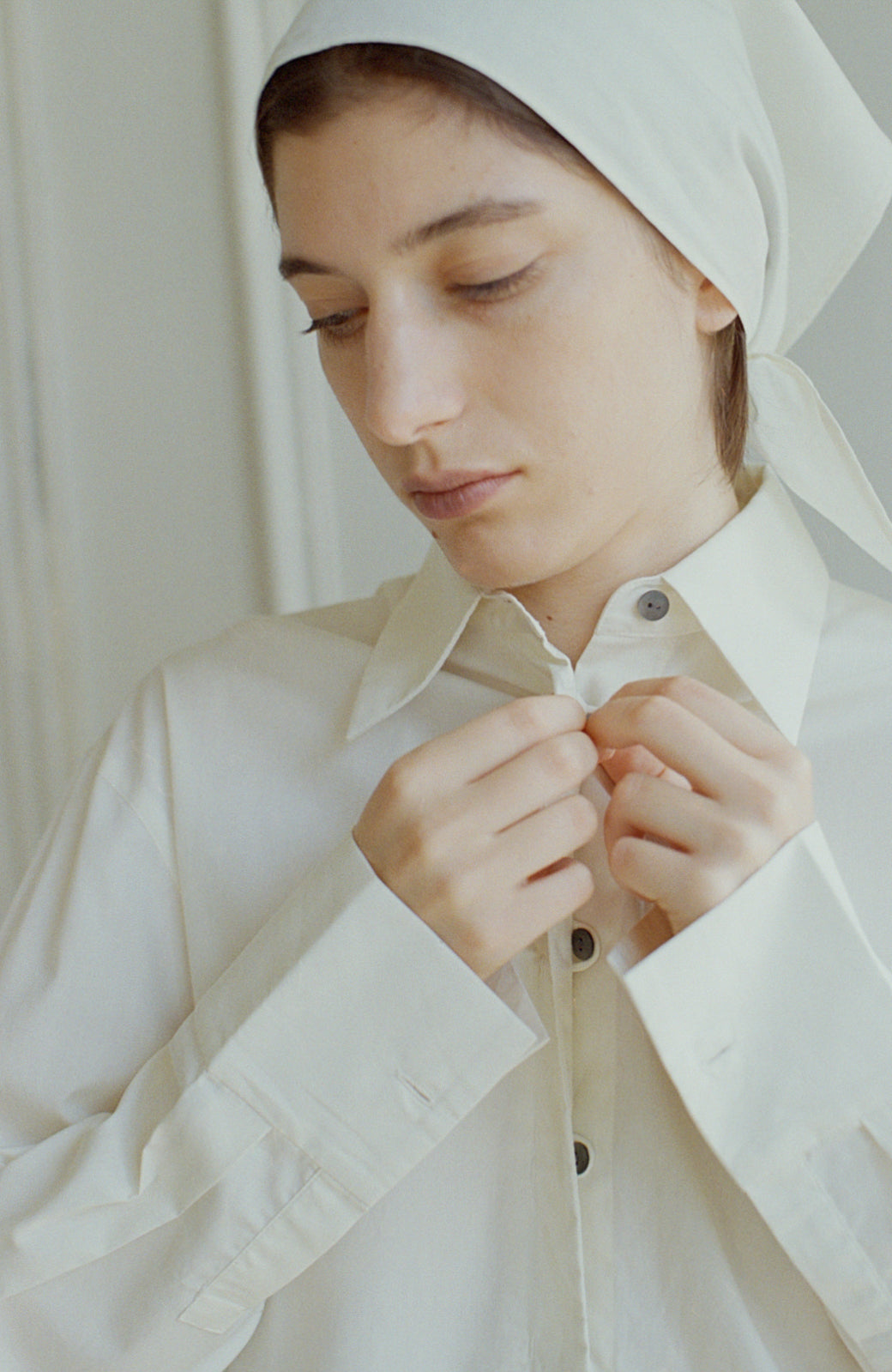 【展示会/先】Cotton Broad Oversized Shirt (ls62583T)
