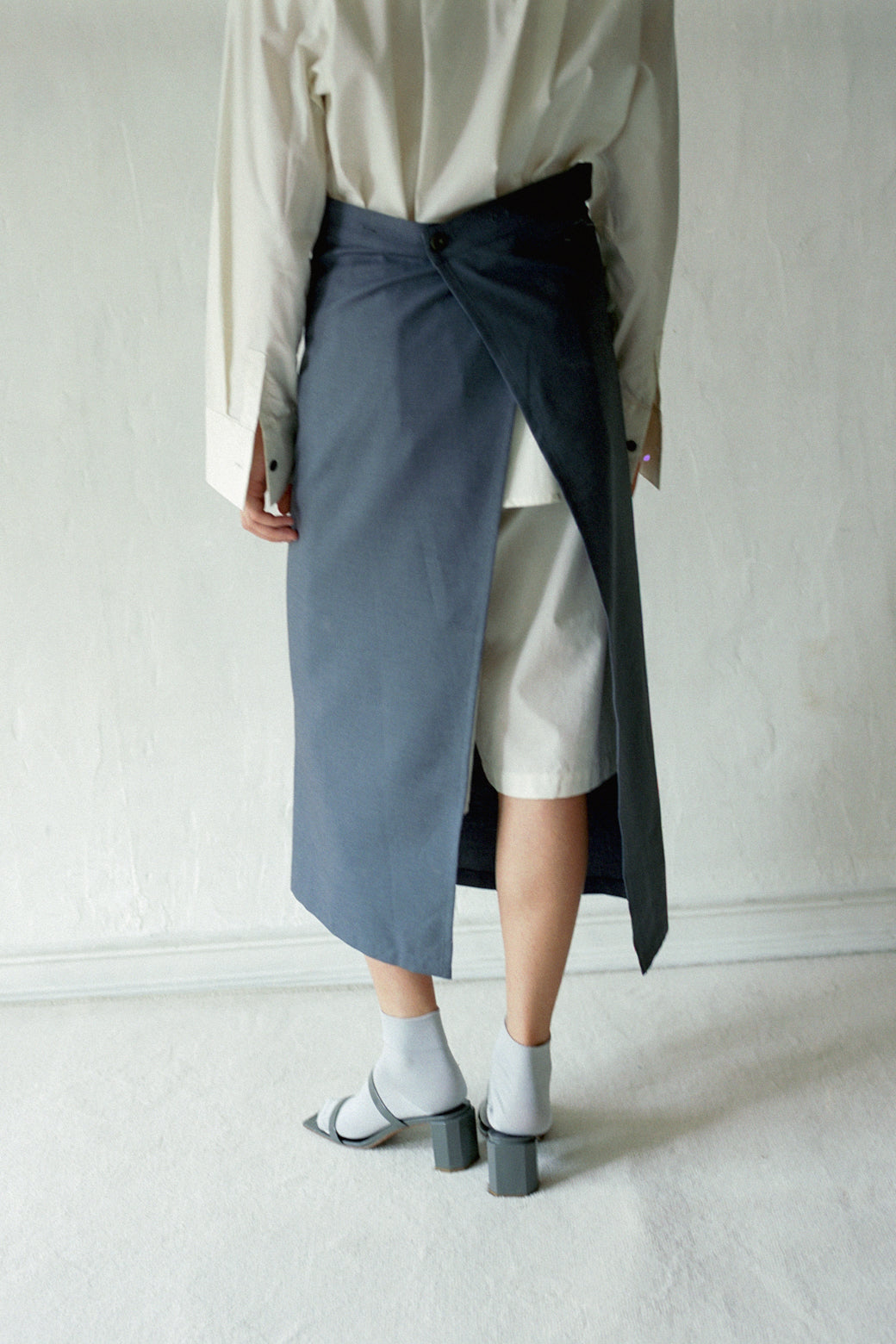 【展示会/後】Wool Mix Salon Skirt (ls62590S) ¥28,600-