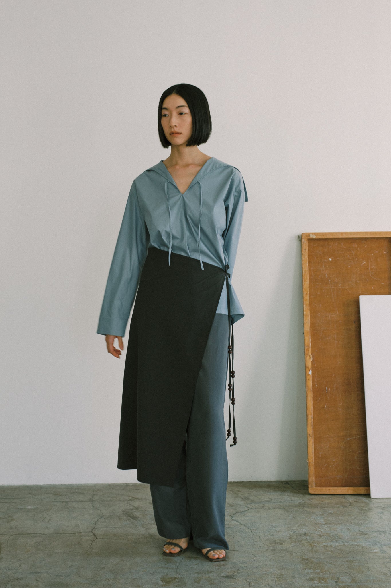 C/P Typewriter Sailor Shirt (ls72650T)