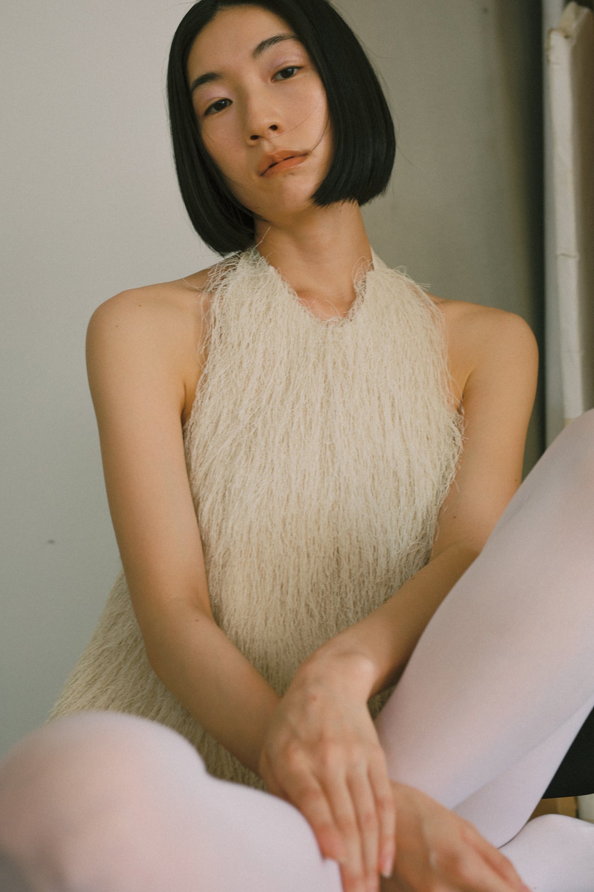 【展示会/後】Fringe Halter Top (ls72647T) ¥27,500‐