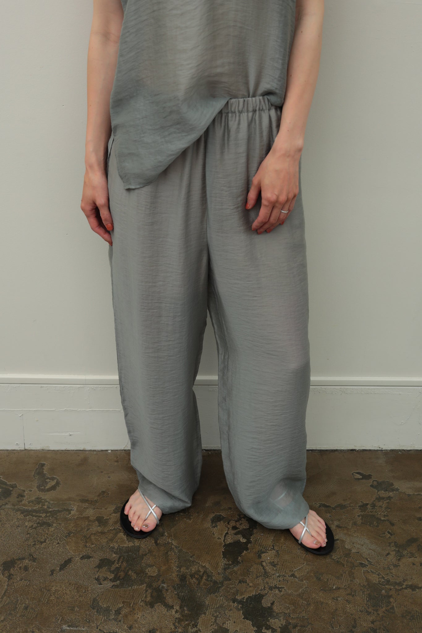 Sheer Wrinkle Relax Pants（ls42498P）