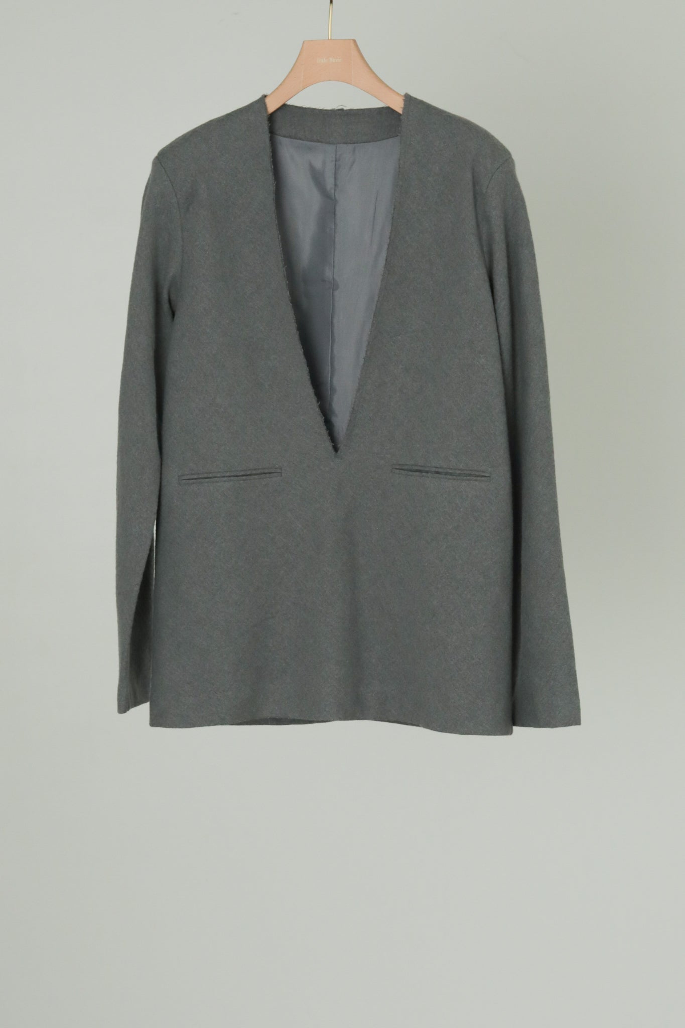 Crape Cotton Wool Bias Pullover JKT (ls44459J)