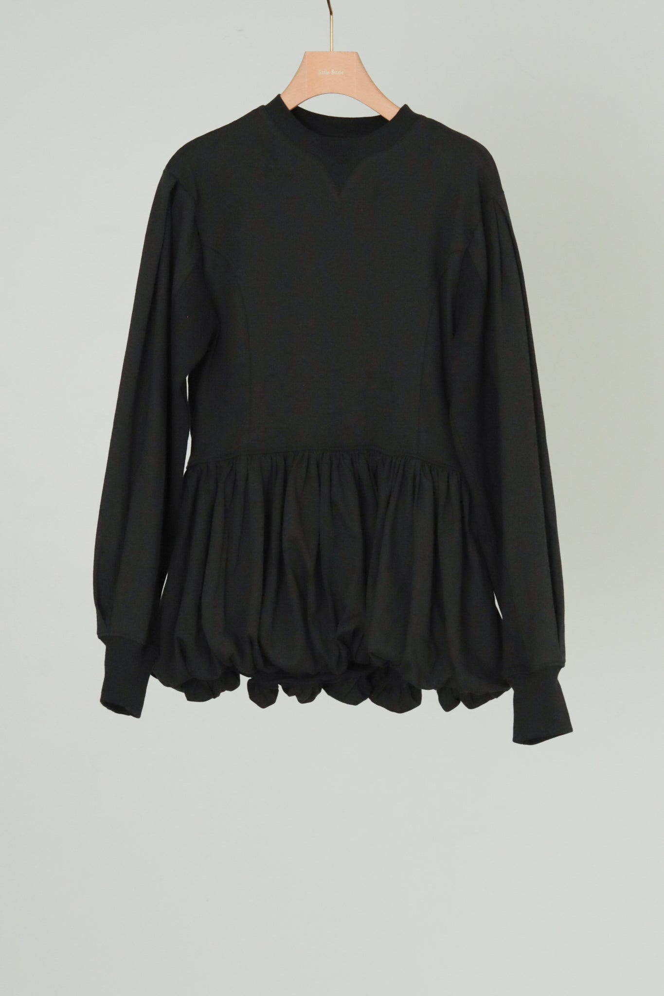 Balloon Hem Switching Tops (ls44465T)