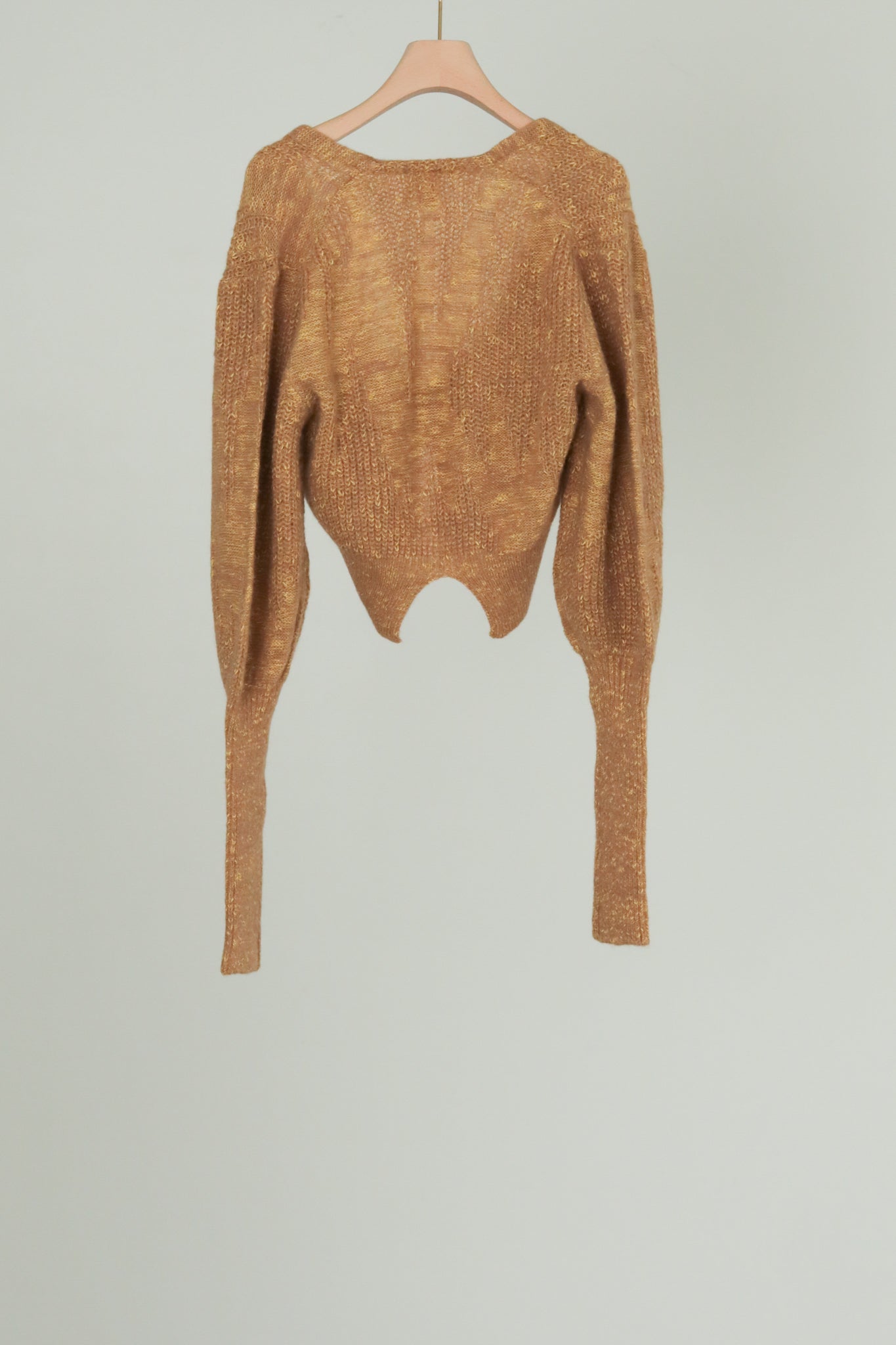 Baby Alpaca Mix Deep V Neck PO (ls44453K)