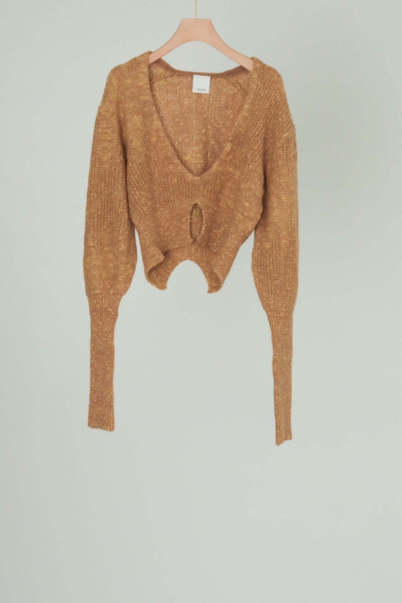 Baby Alpaca Mix Deep V Neck PO (ls44453K)