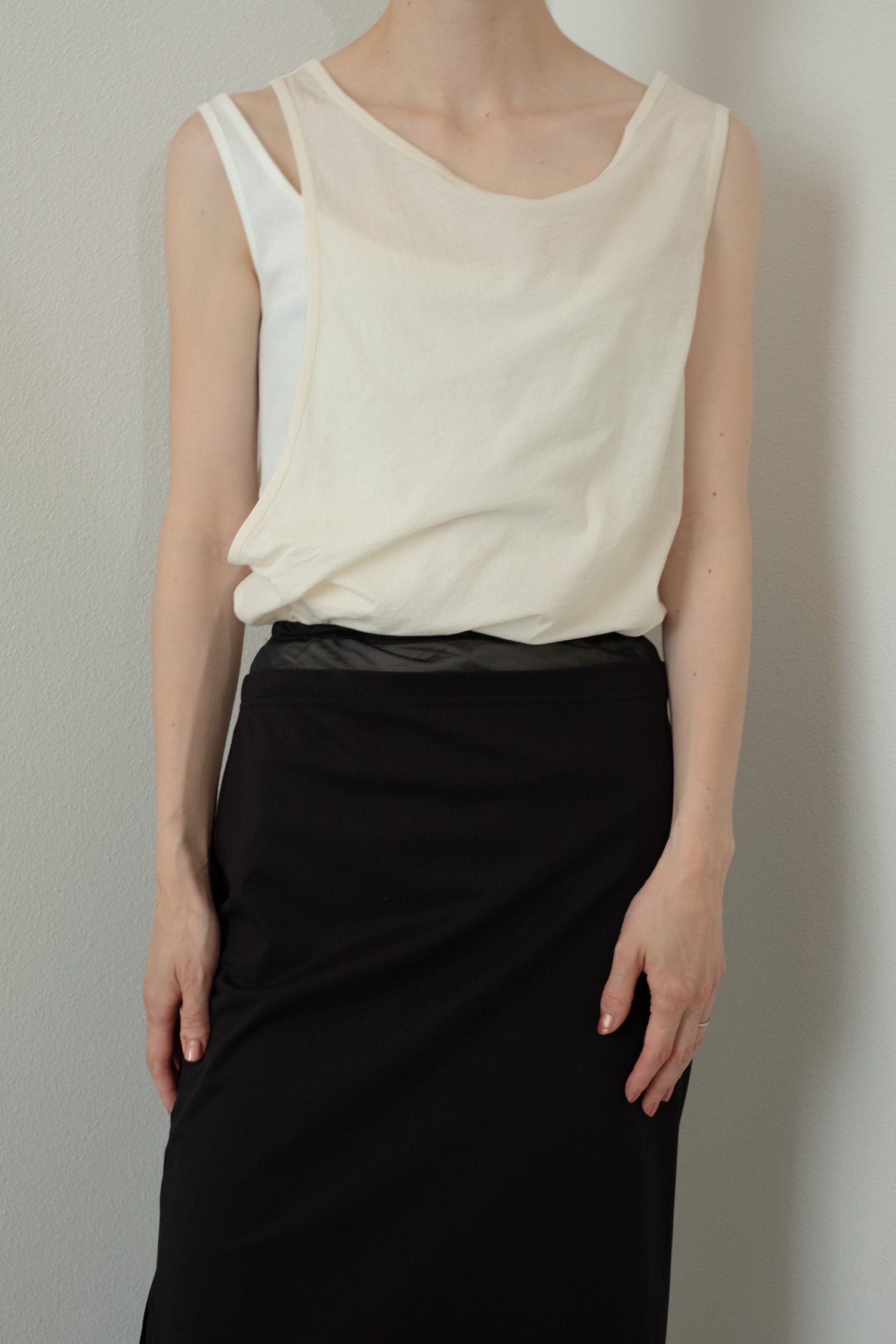 2 Tone Layerd Tank（ls095T）