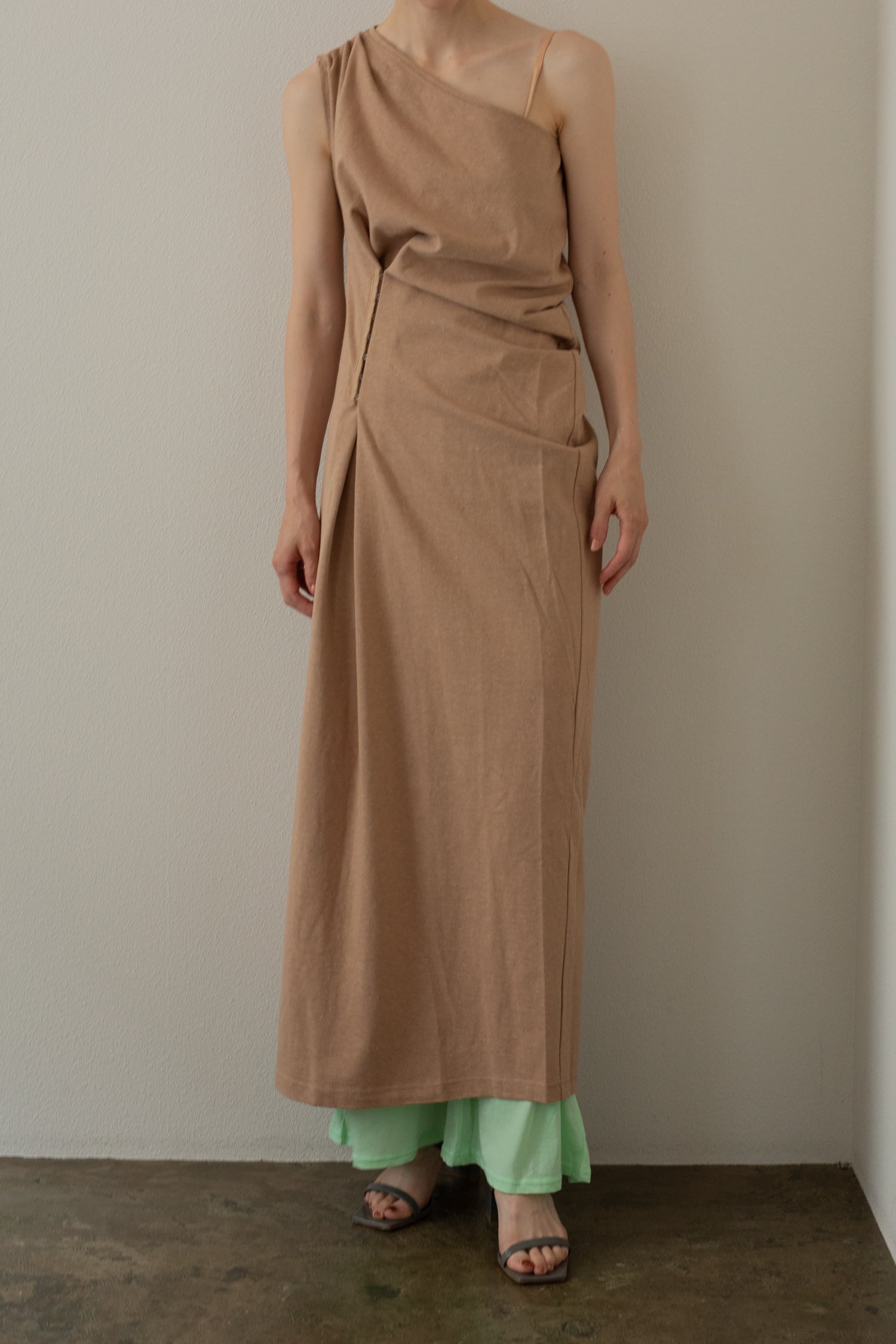 One Shoulder Cut&Sewn Dress（ls103D）