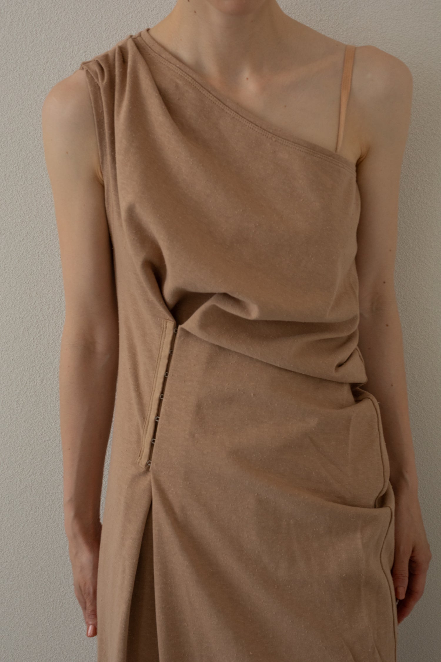 One Shoulder Cut&Sewn Dress（ls103D）
