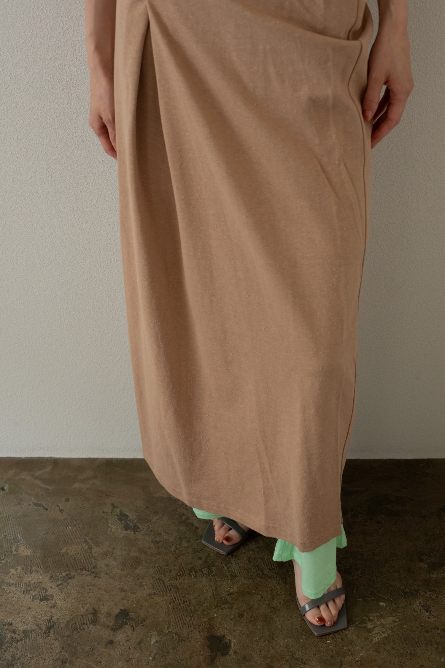 One Shoulder Cut&Sewn Dress（ls103D）