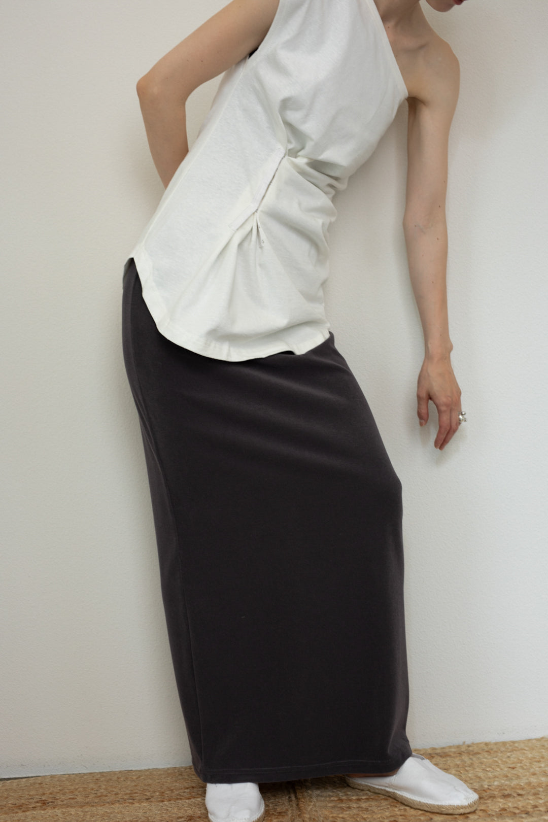 One Shoulder  Sleeveless Tops（ls102T）