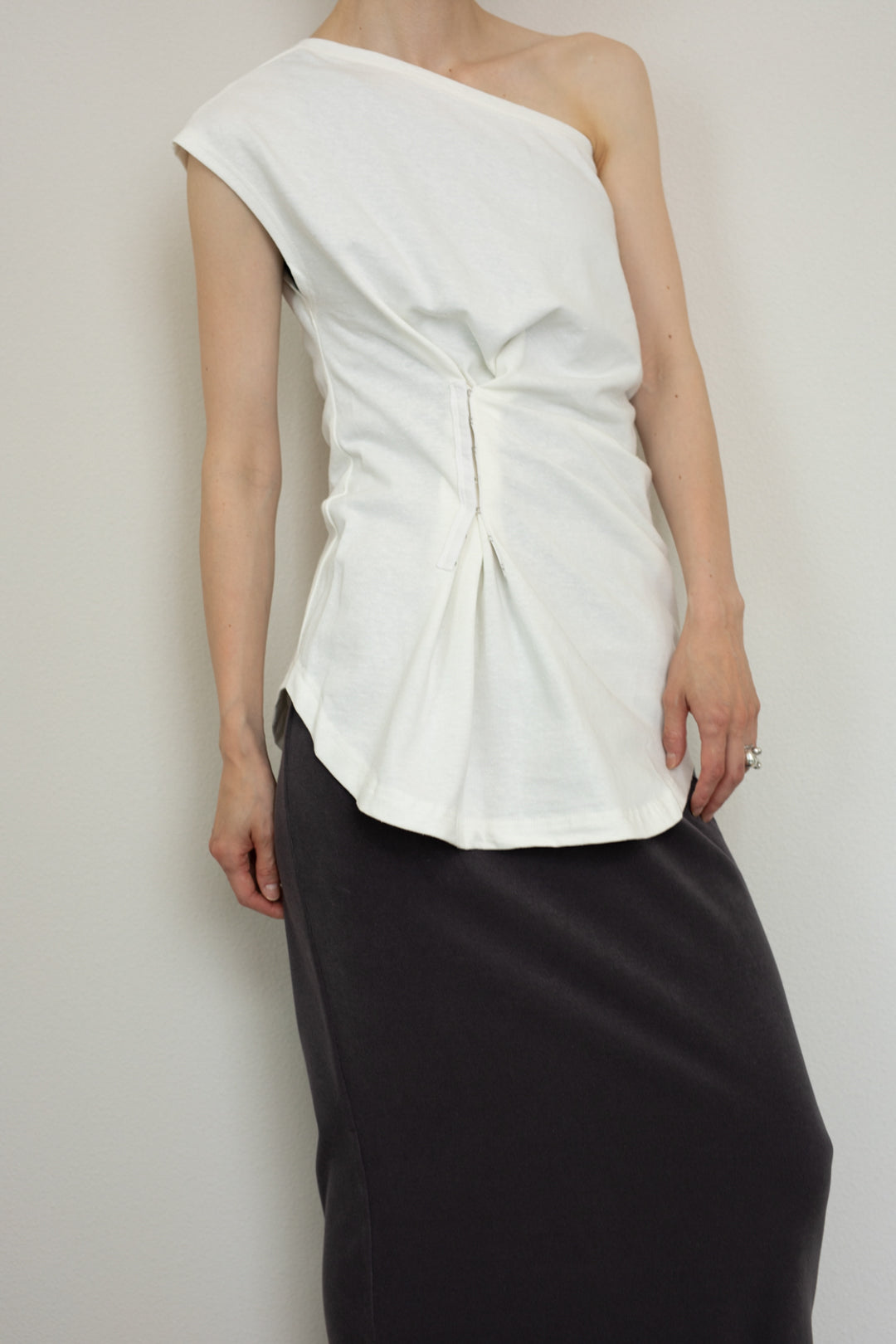 One Shoulder  Sleeveless Tops（ls102T）